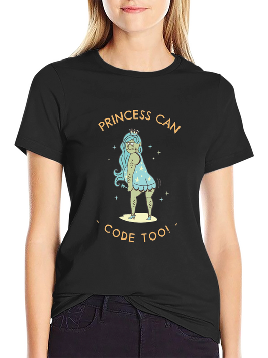 Princess Can Code Too - Unisex T-Shirt