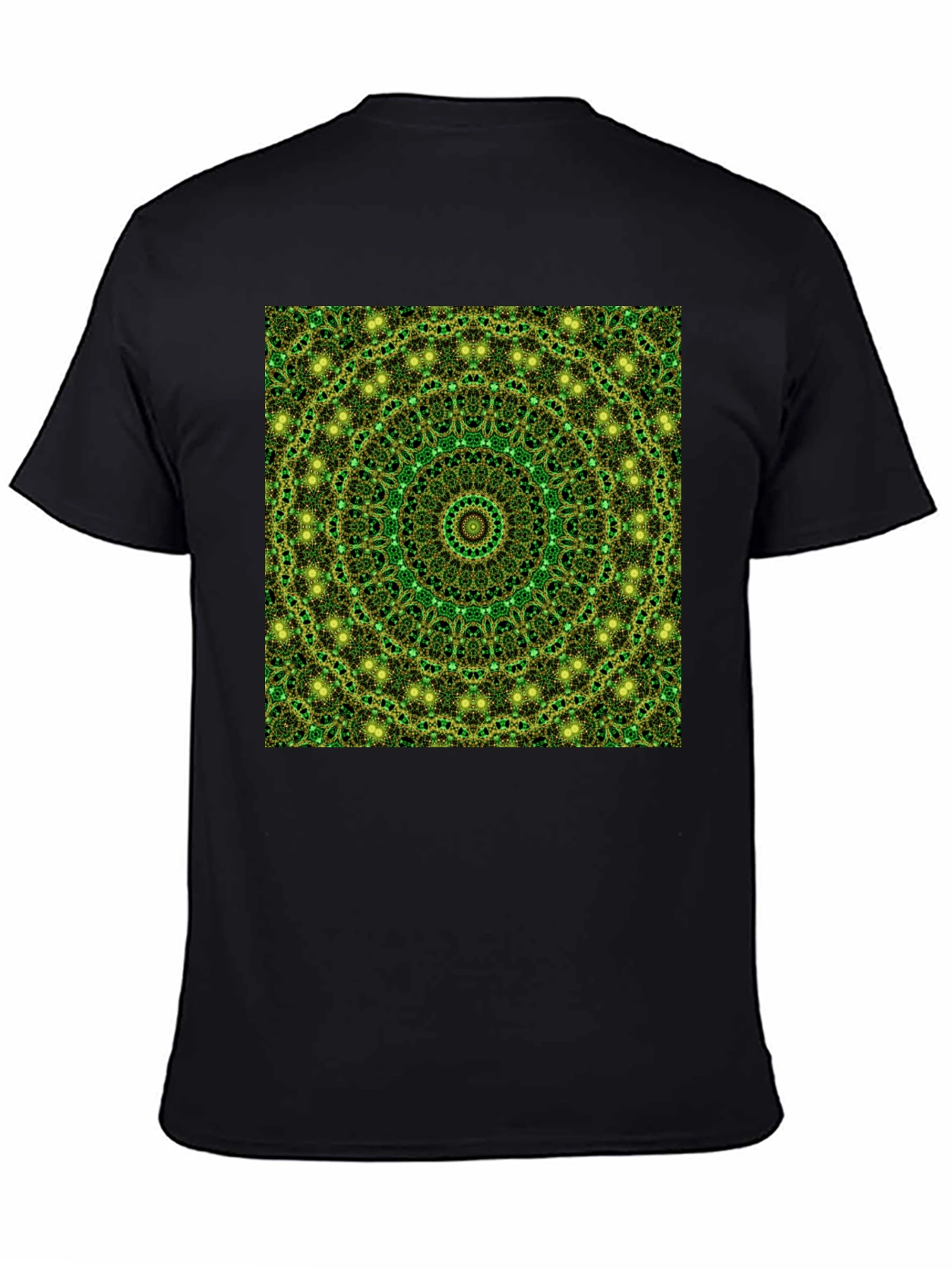 Green Mandala Pattern T-Shirt