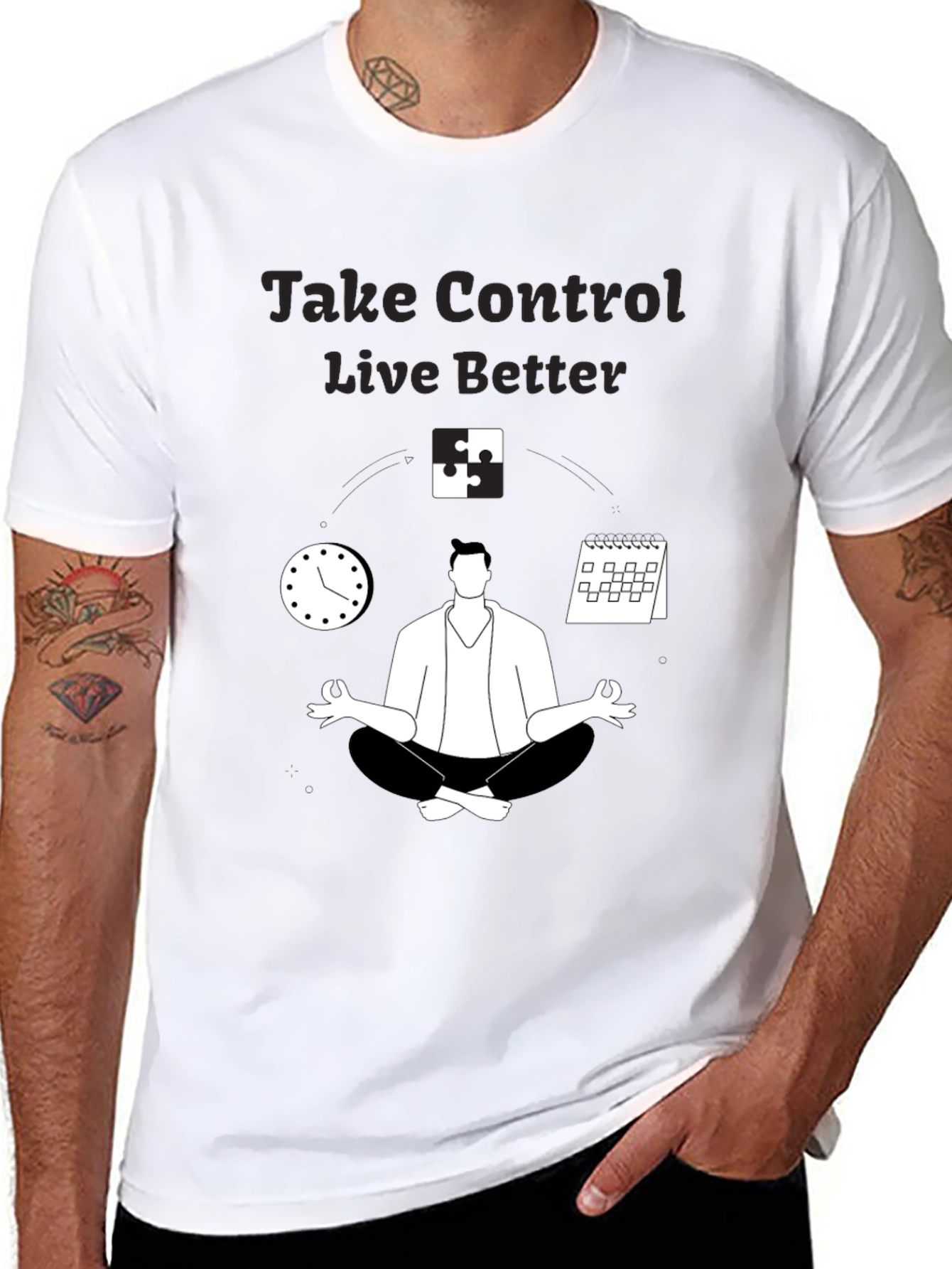Take Control Live Better Graphic Tee