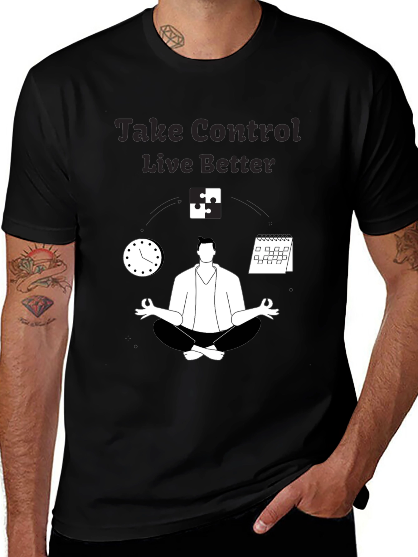 Take Control Live Better Graphic Tee