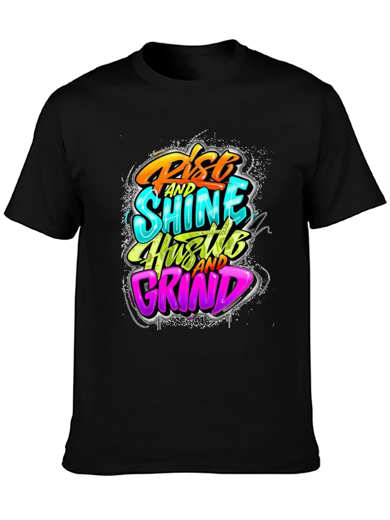 Rise Shine Hustle Grind Graphic Tee