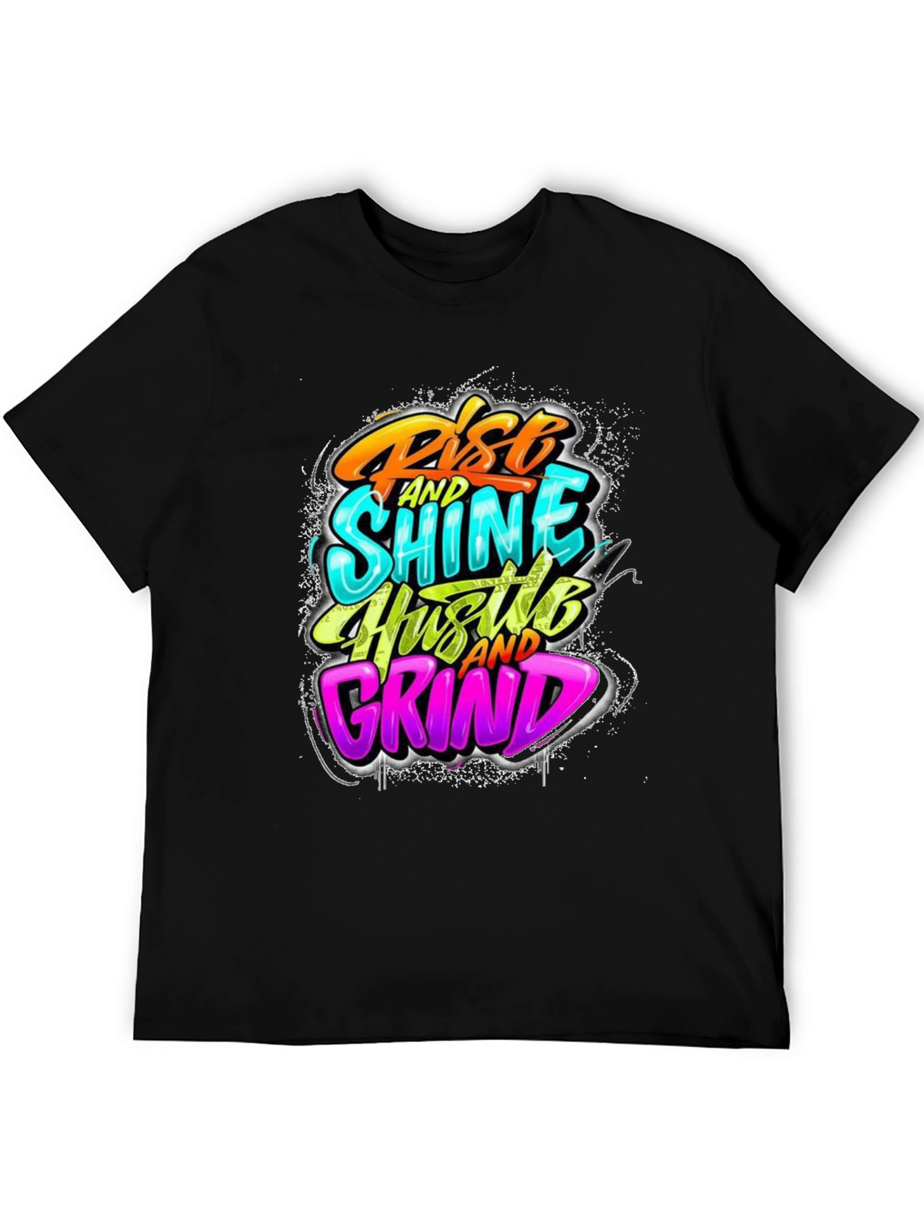 Rise Shine Hustle Grind Graphic Tee
