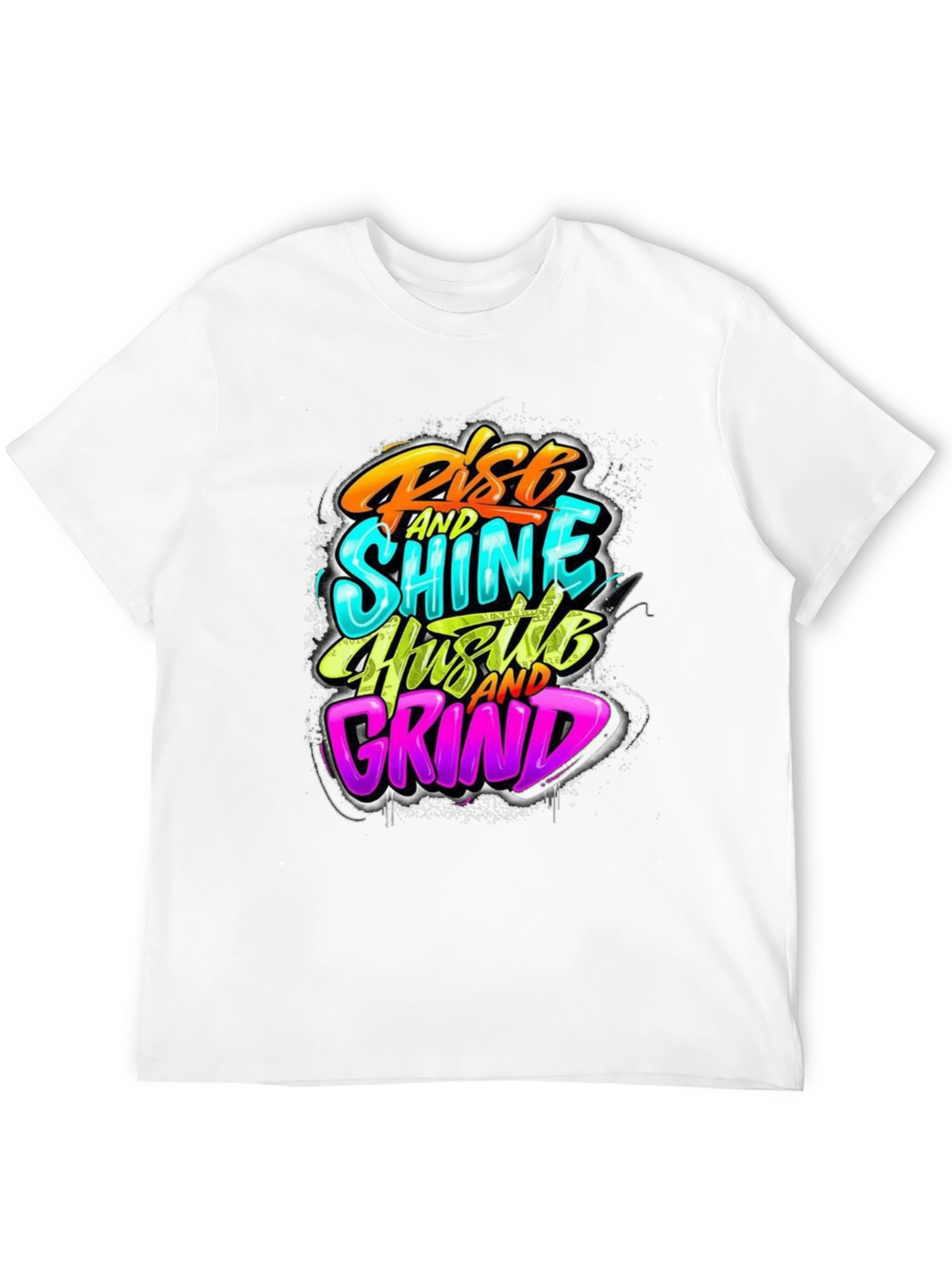 Rise Shine Hustle Grind Graphic Tee