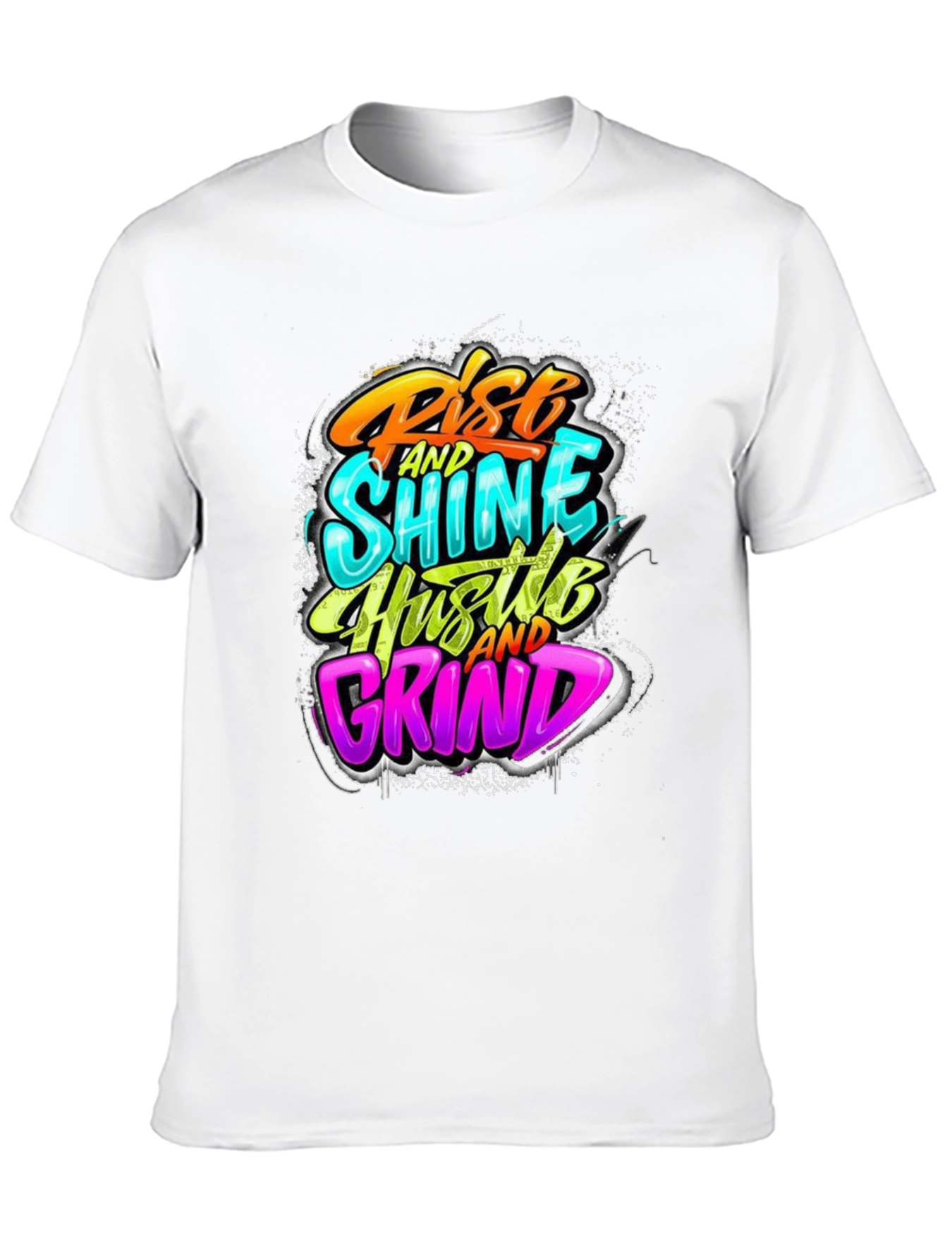 Rise Shine Hustle Grind Graphic Tee