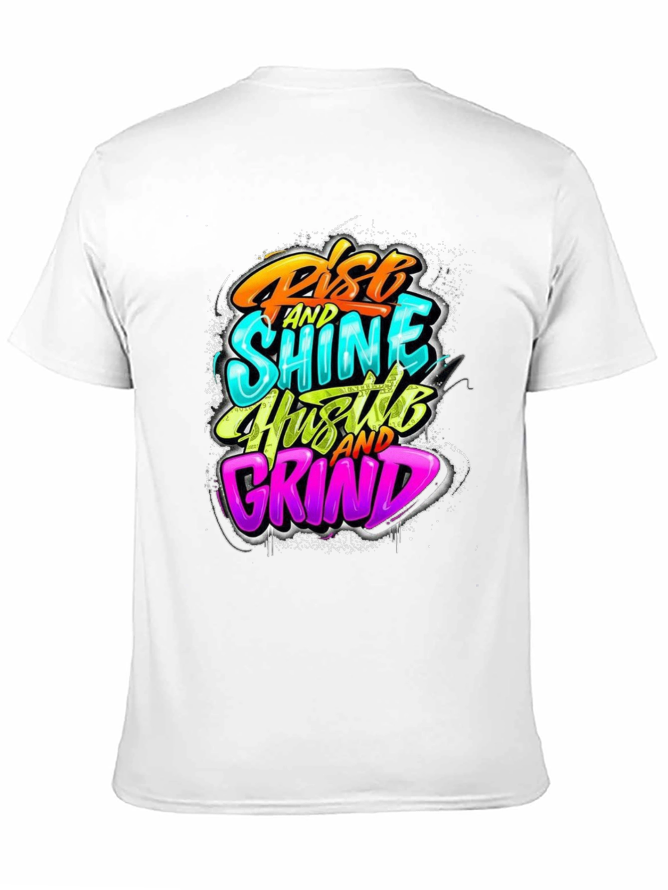 Rise Shine Hustle Grind Graphic Tee
