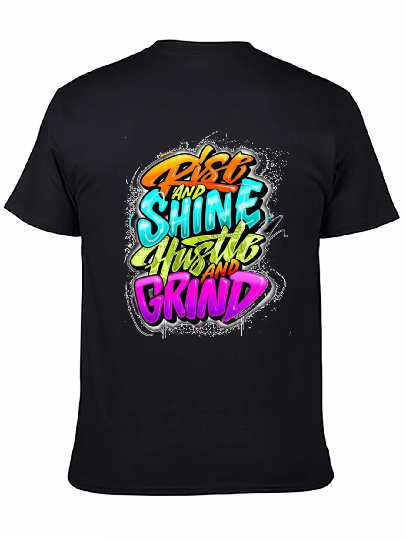 Rise Shine Hustle Grind Graphic Tee