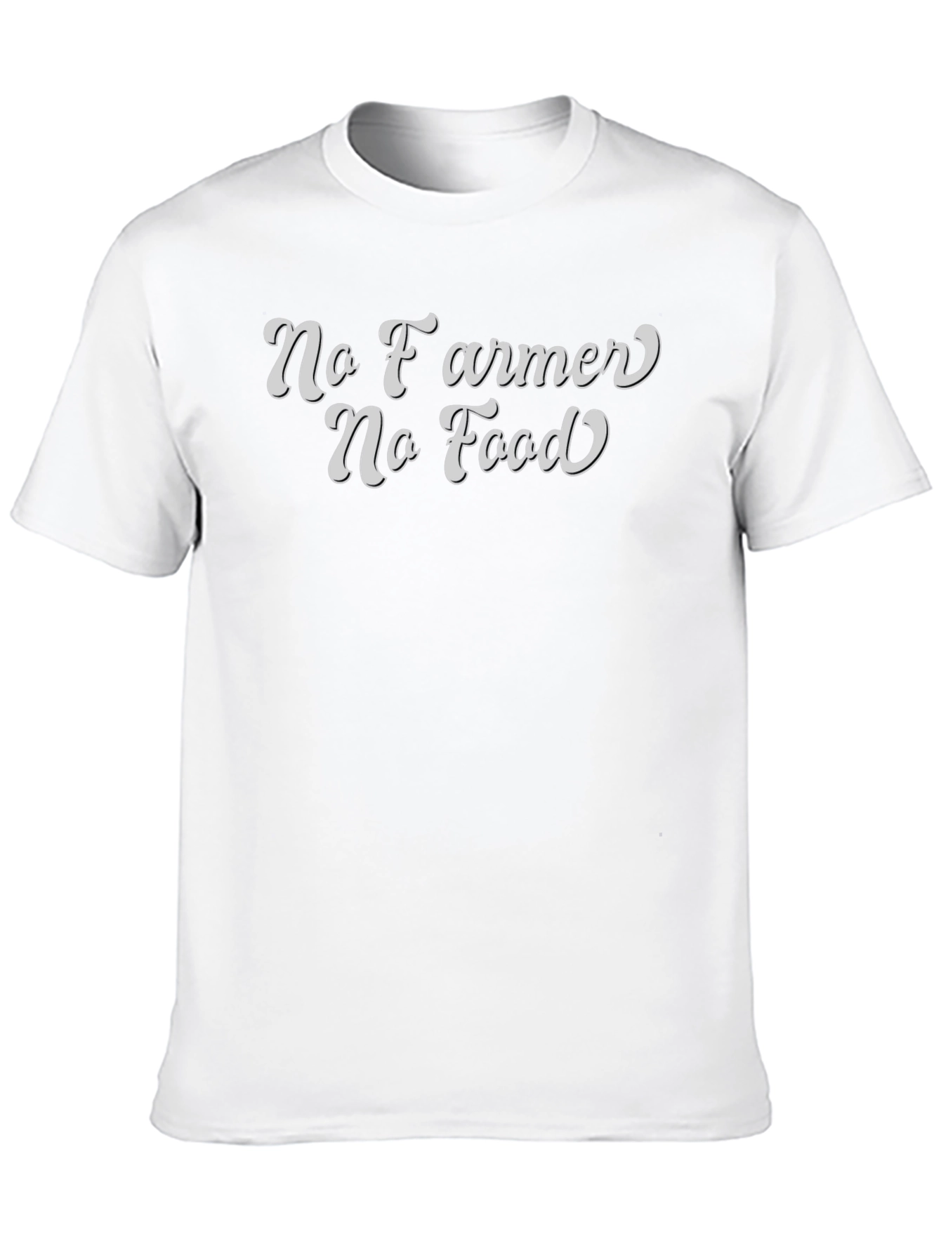 No Farmer No Food Graphic Tee - Black