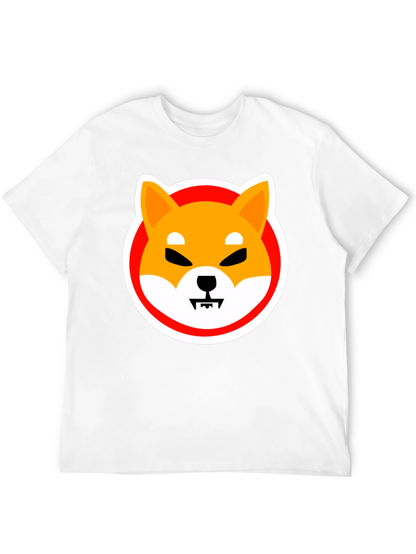 Shiba Inu Meme Graphic Tee - Black Cotton T-Shirt
