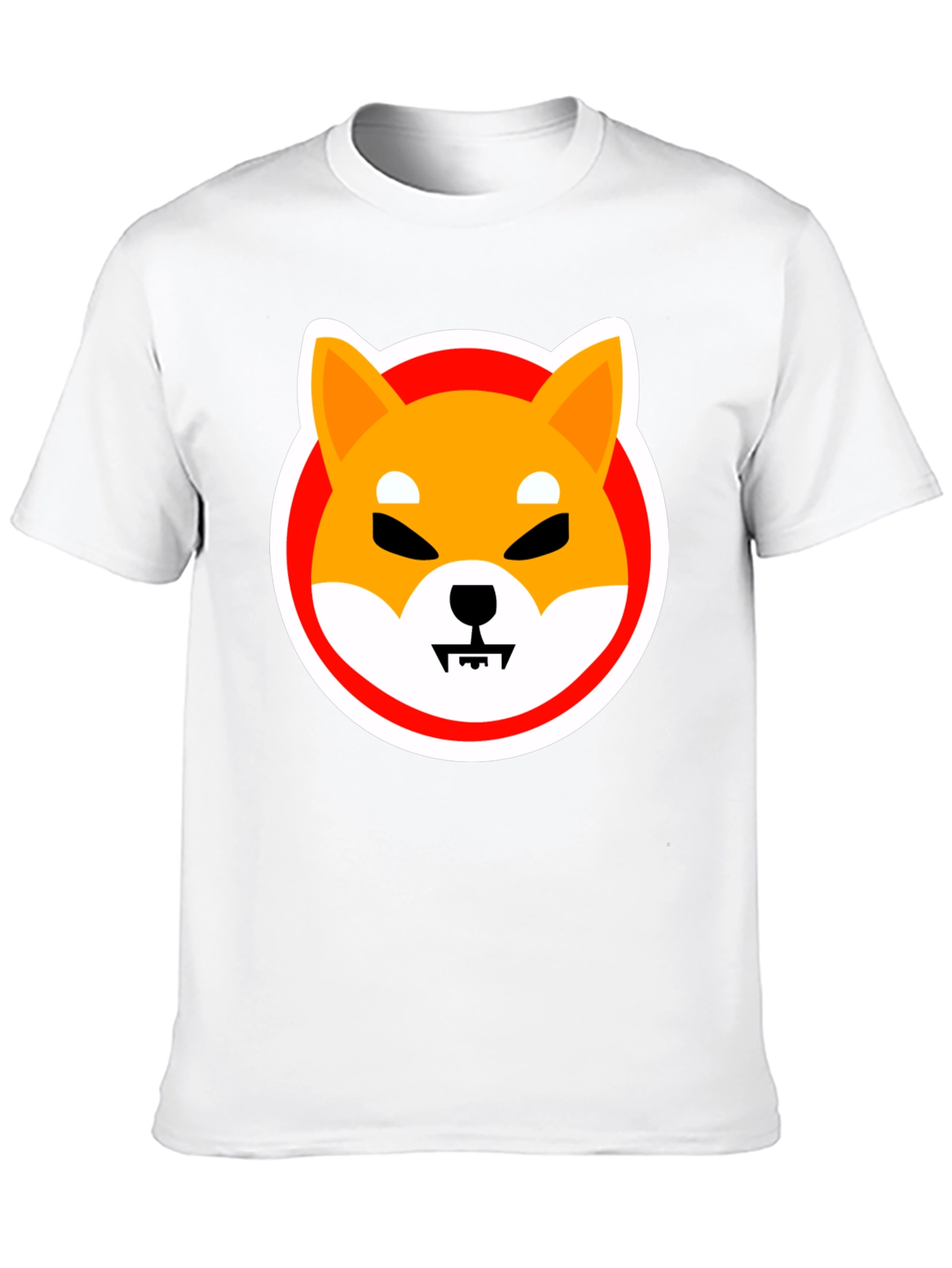 Shiba Inu Meme Graphic Tee - Black Cotton T-Shirt