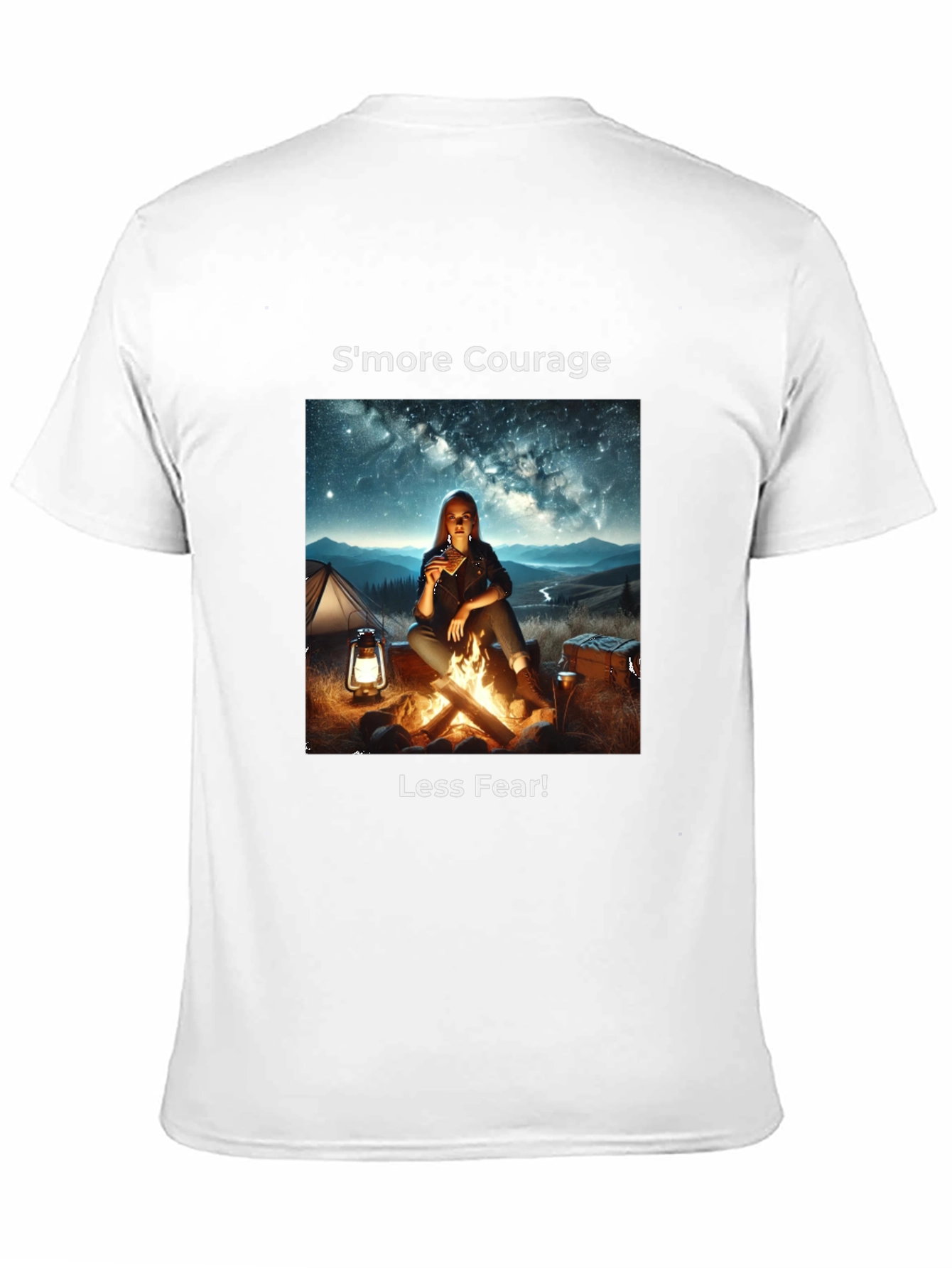 Smore Courage Graphic Tee - Camping Adventure T-Shirt