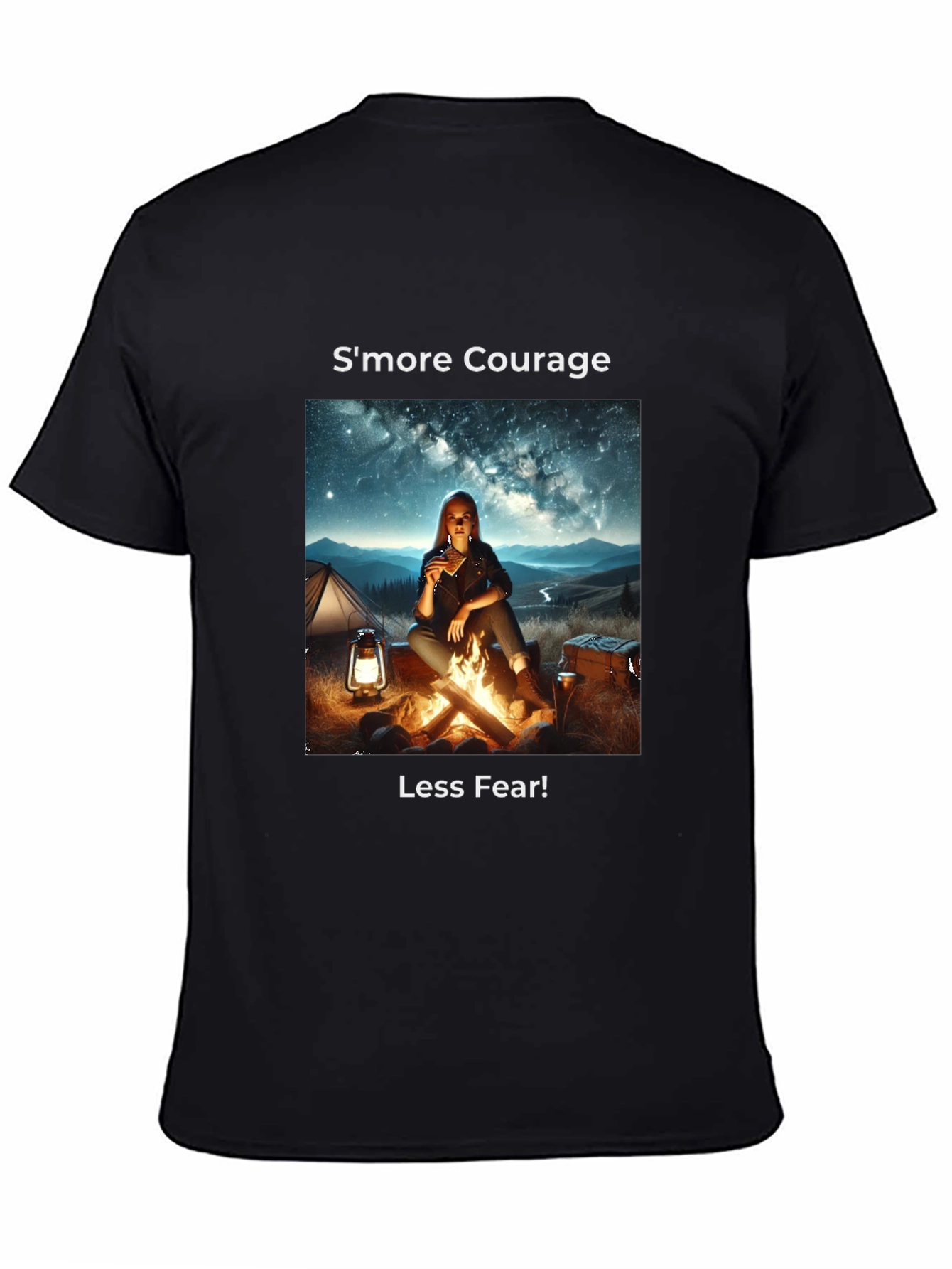 Smore Courage Graphic Tee - Camping Adventure T-Shirt