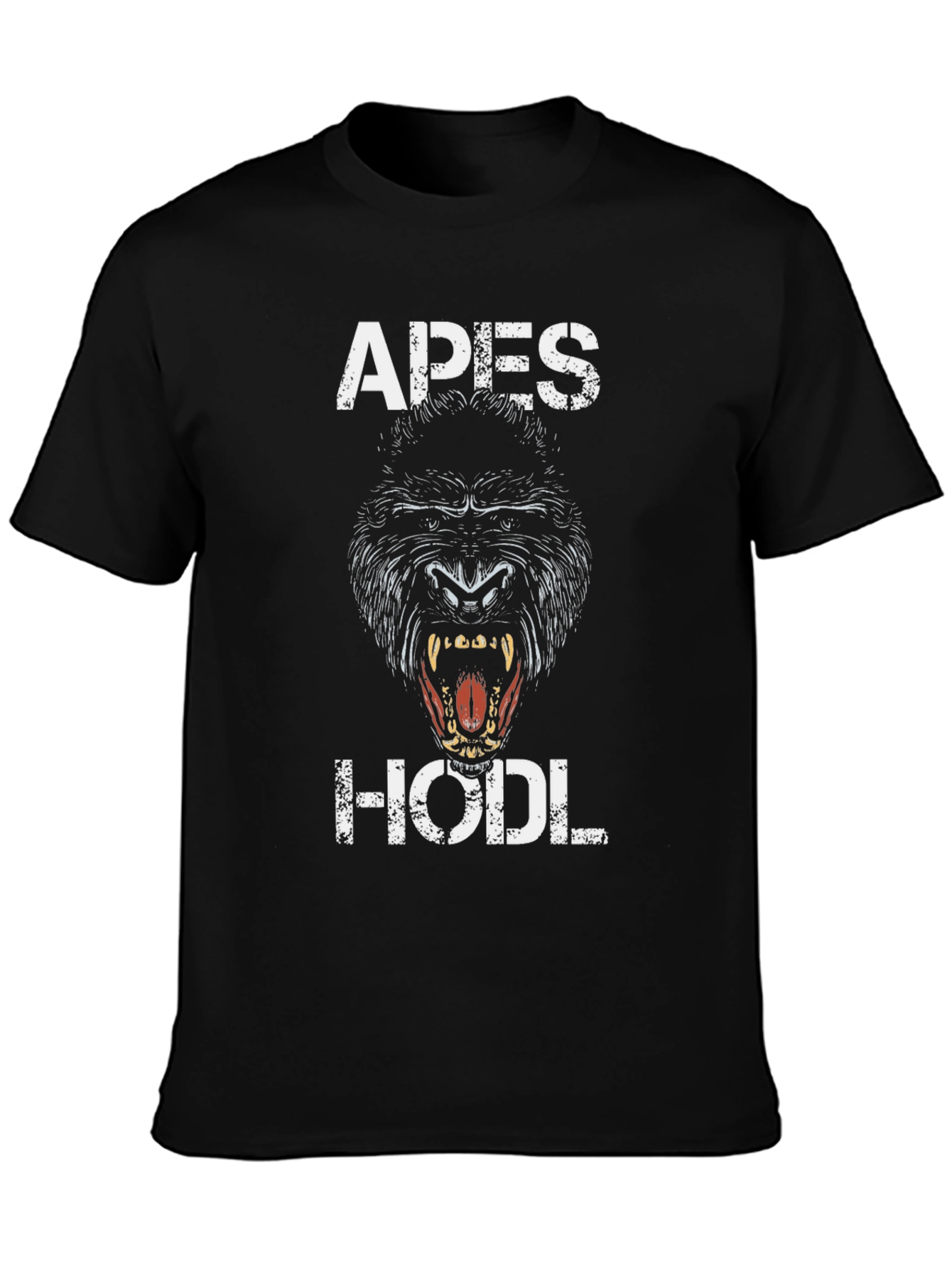 Apes Hodl T-Shirt - Gorilla Graphic Tee
