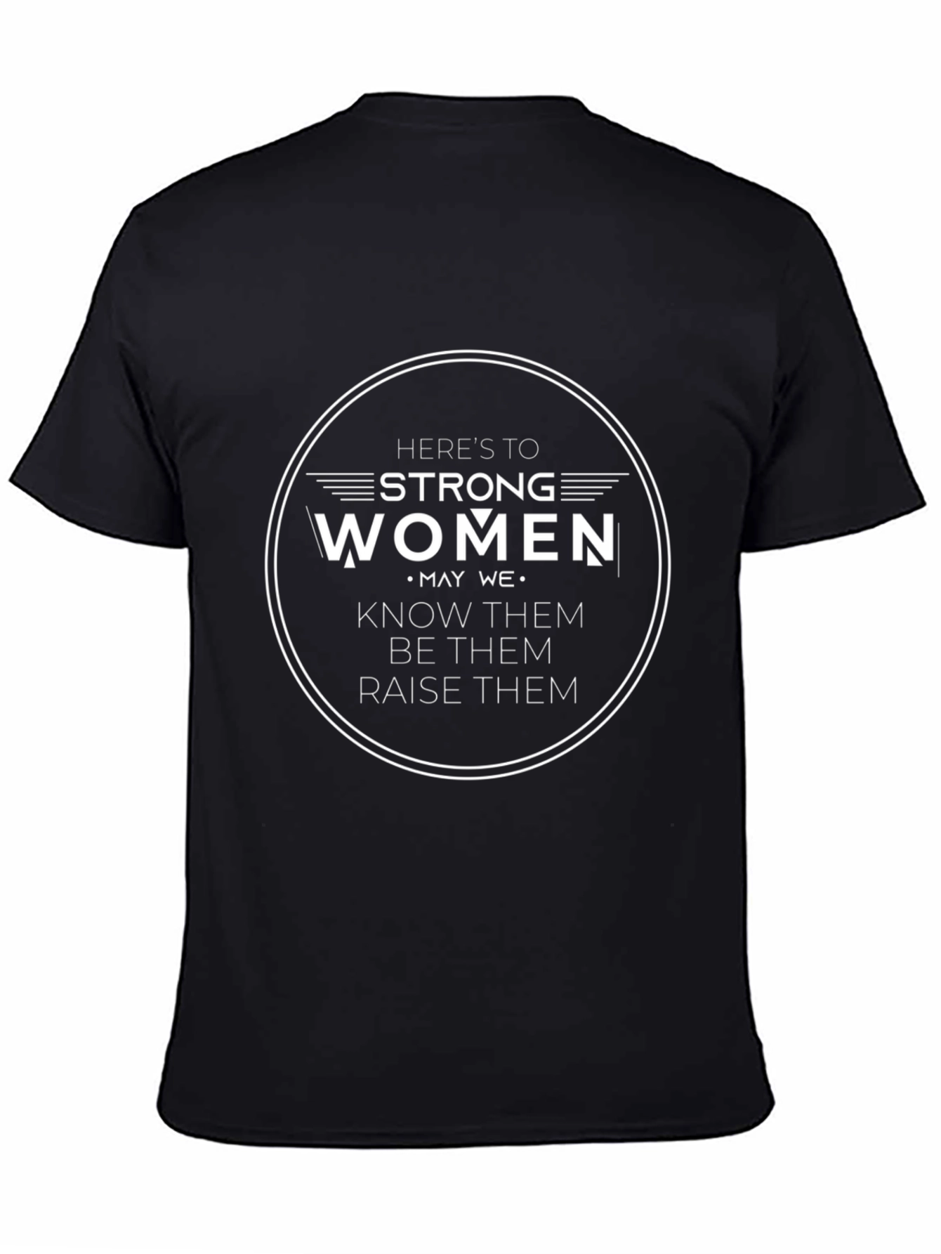 Strong Women Graphic Tee - Black