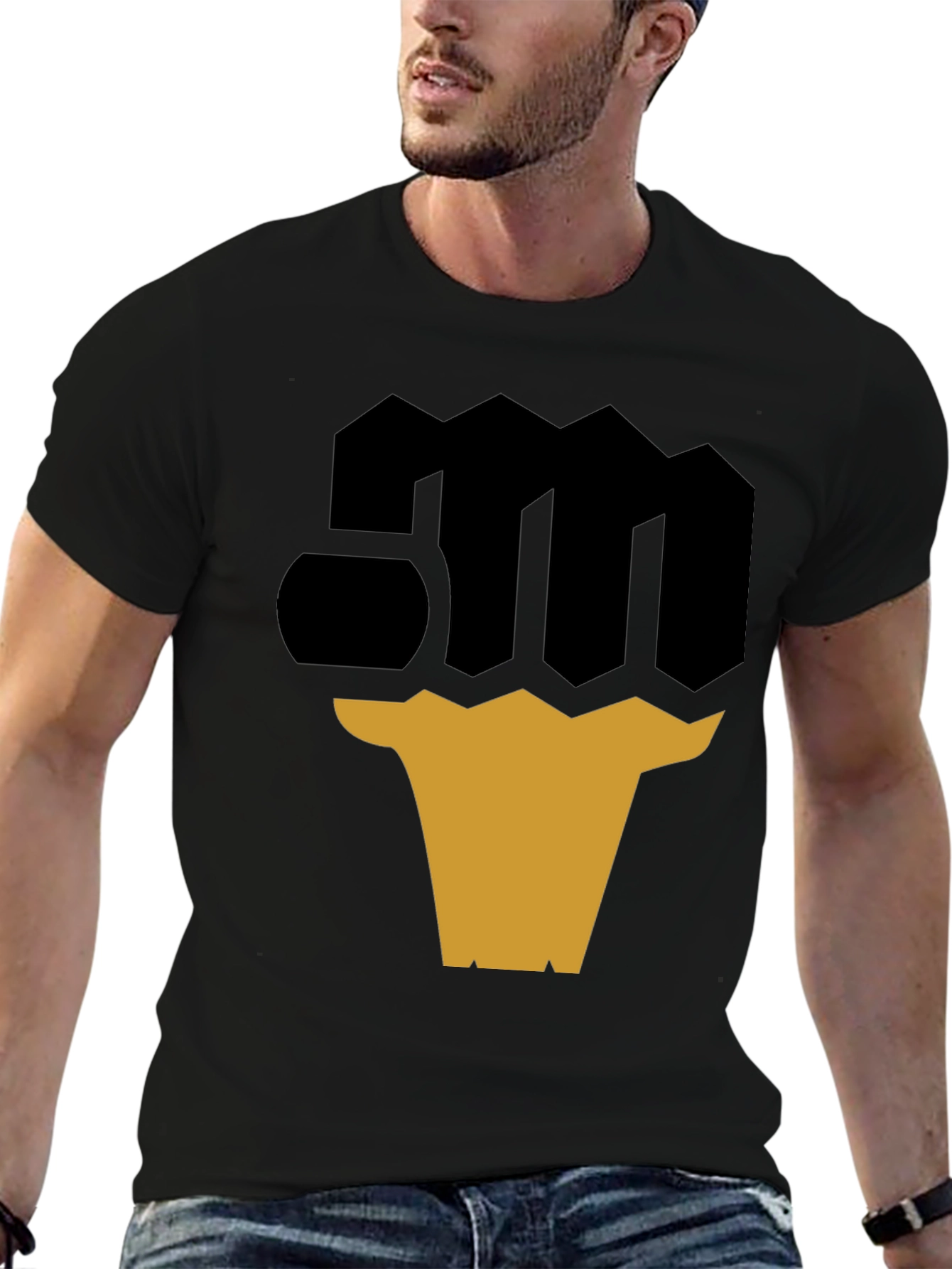 Fist Graphic Tee - Black Power Fist T-Shirt