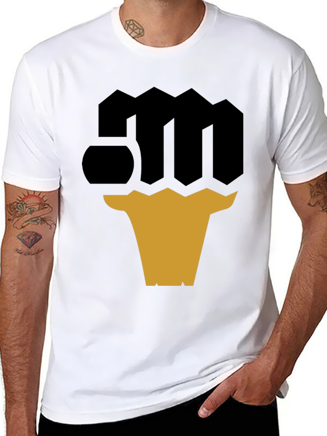 Fist Graphic Tee - Black Power Fist T-Shirt