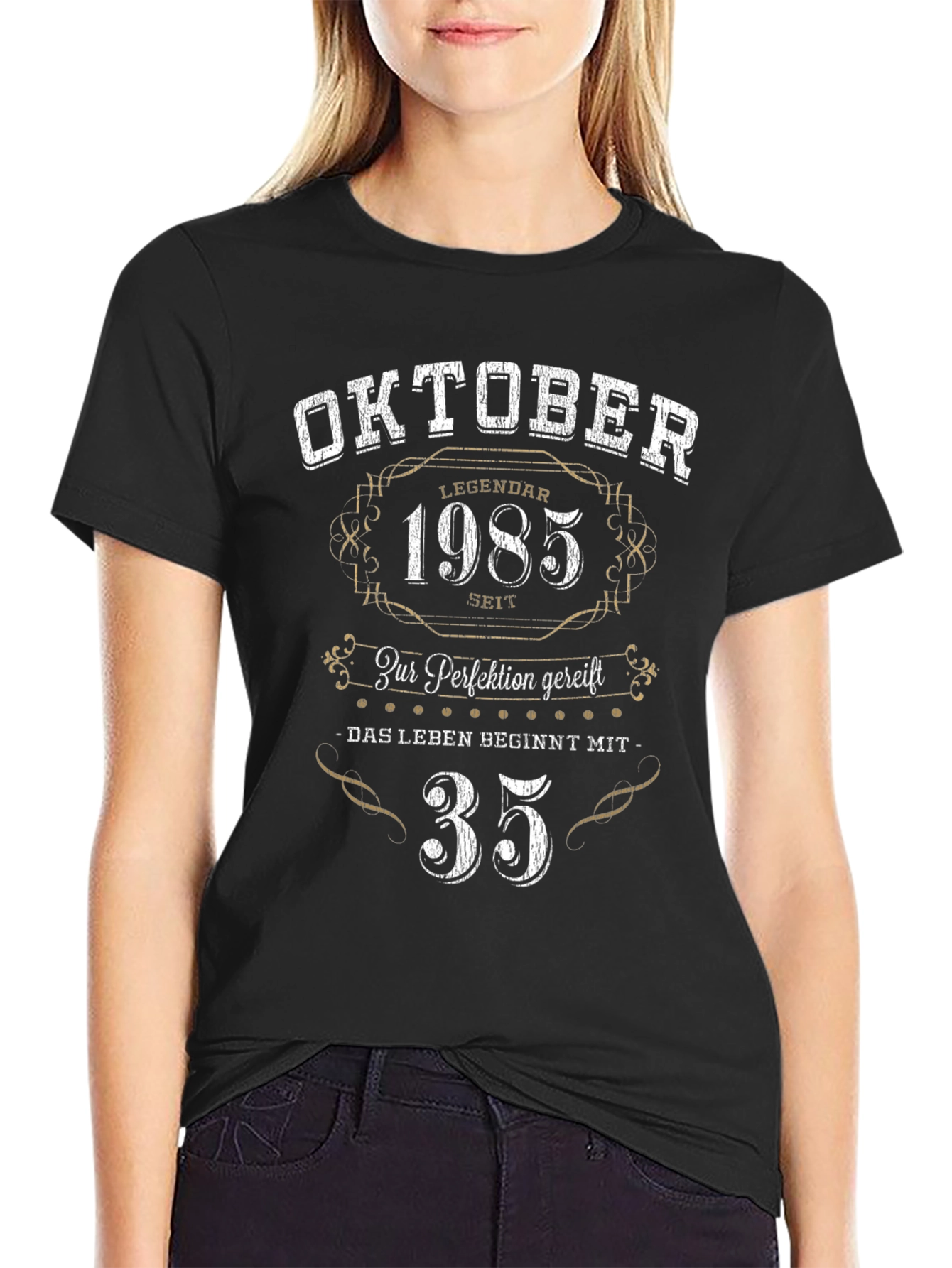 Oktober 1985 T-Shirt - Legendary Birthday Gift