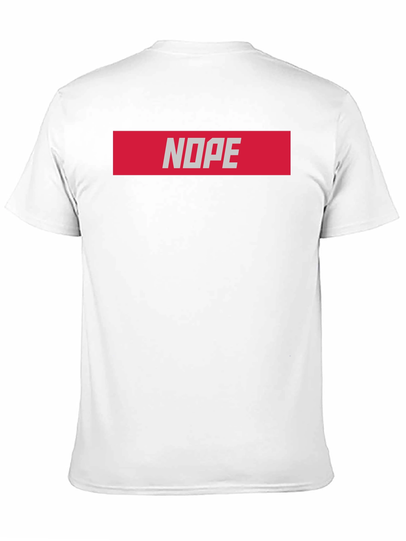 Nope Graphic T-Shirt - Casual Black Tee
