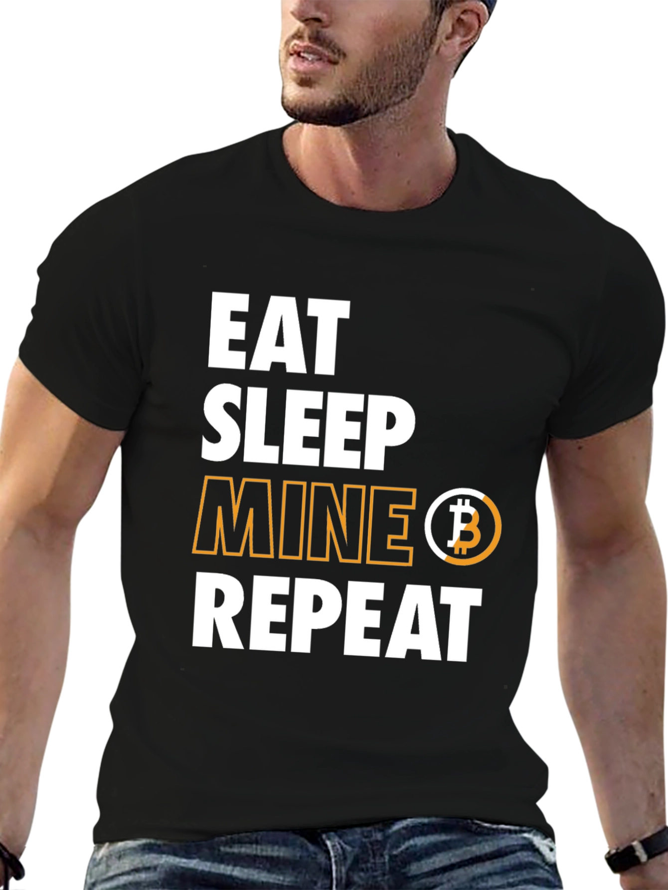 Eat Sleep Mine Bitcoin Repeat T-Shirt