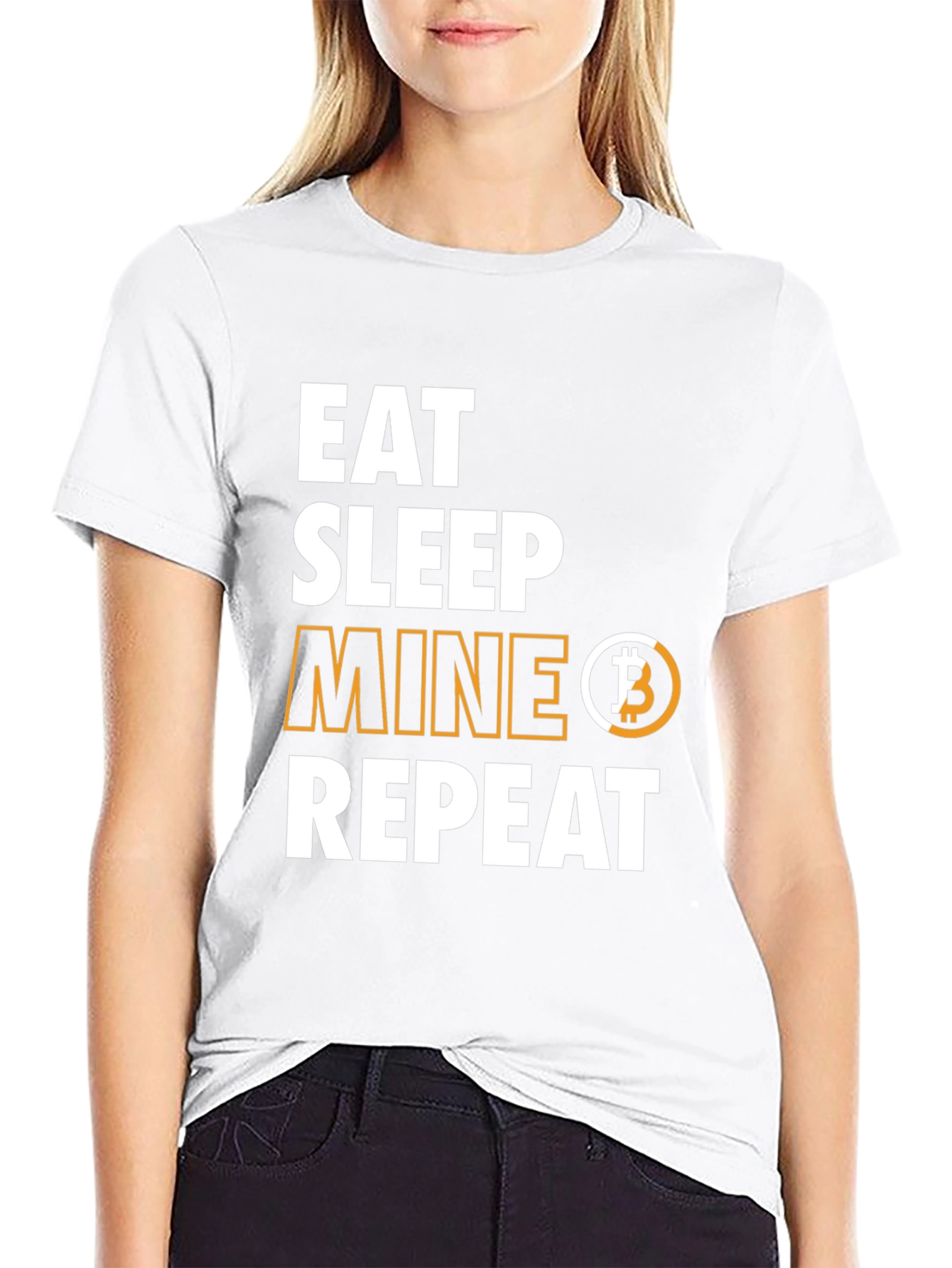 Eat Sleep Mine Bitcoin Repeat T-Shirt