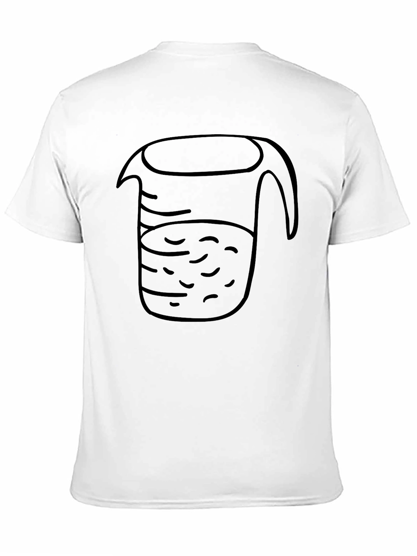 Beaker Graphic Tee - Black Cotton Blend Casual Shirt