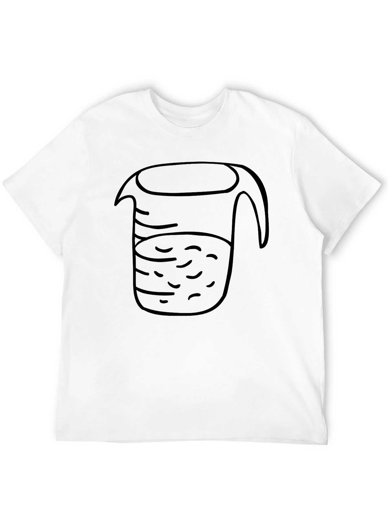 Beaker Graphic Tee - Black Cotton Blend Casual Shirt