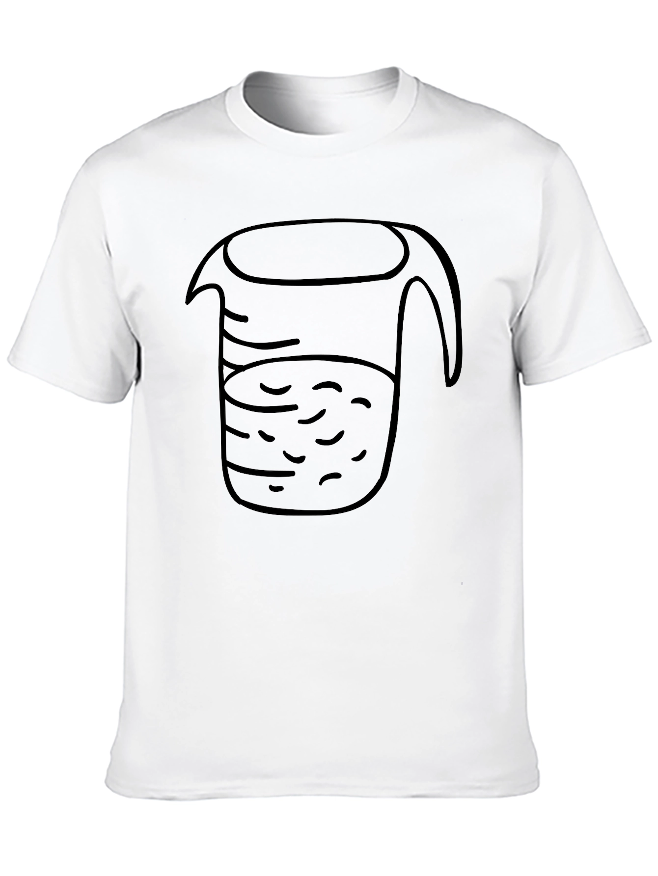 Beaker Graphic Tee - Black Cotton Blend Casual Shirt