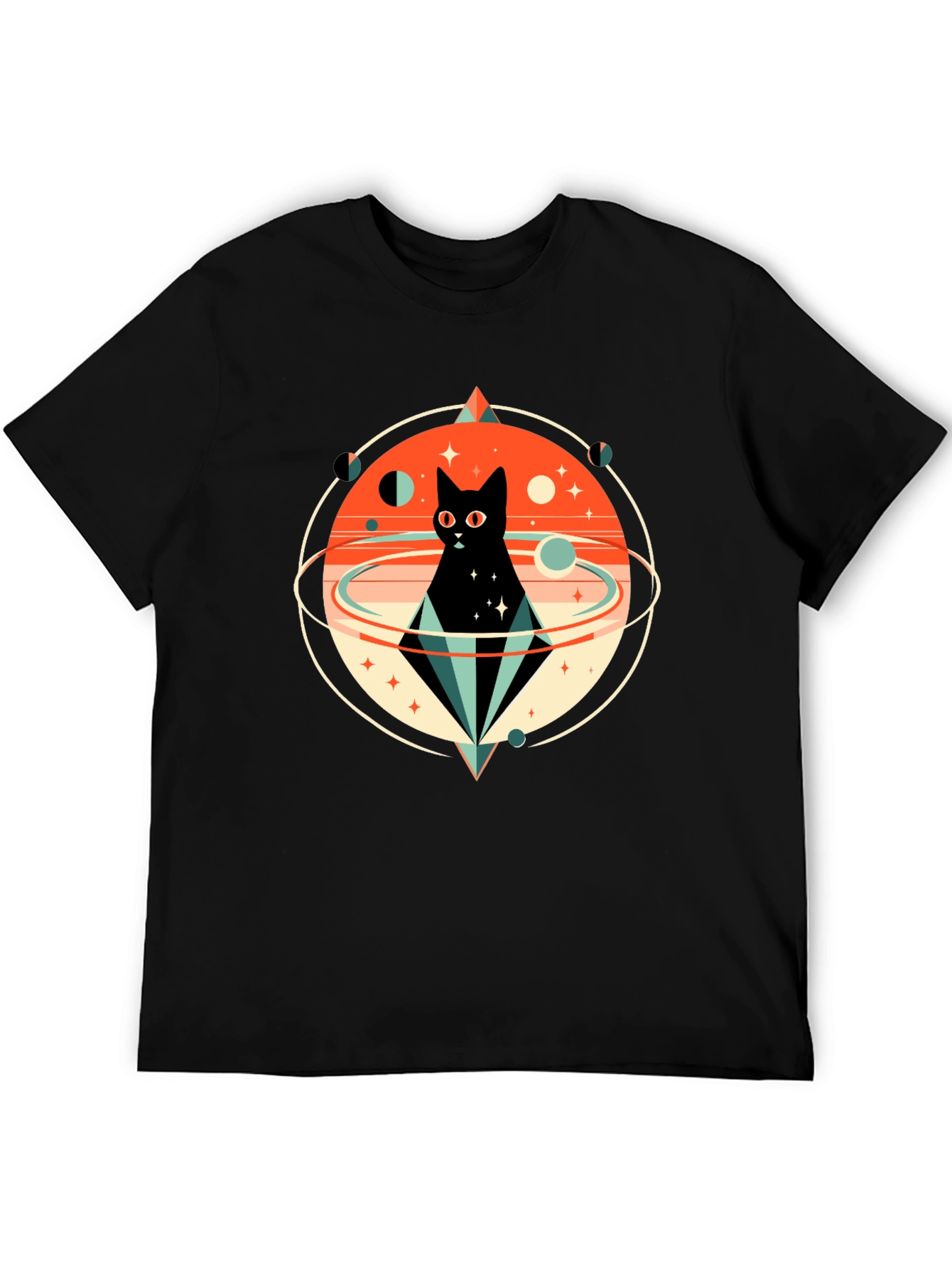 Cosmic Cat T-Shirt - Galaxy Graphic Tee