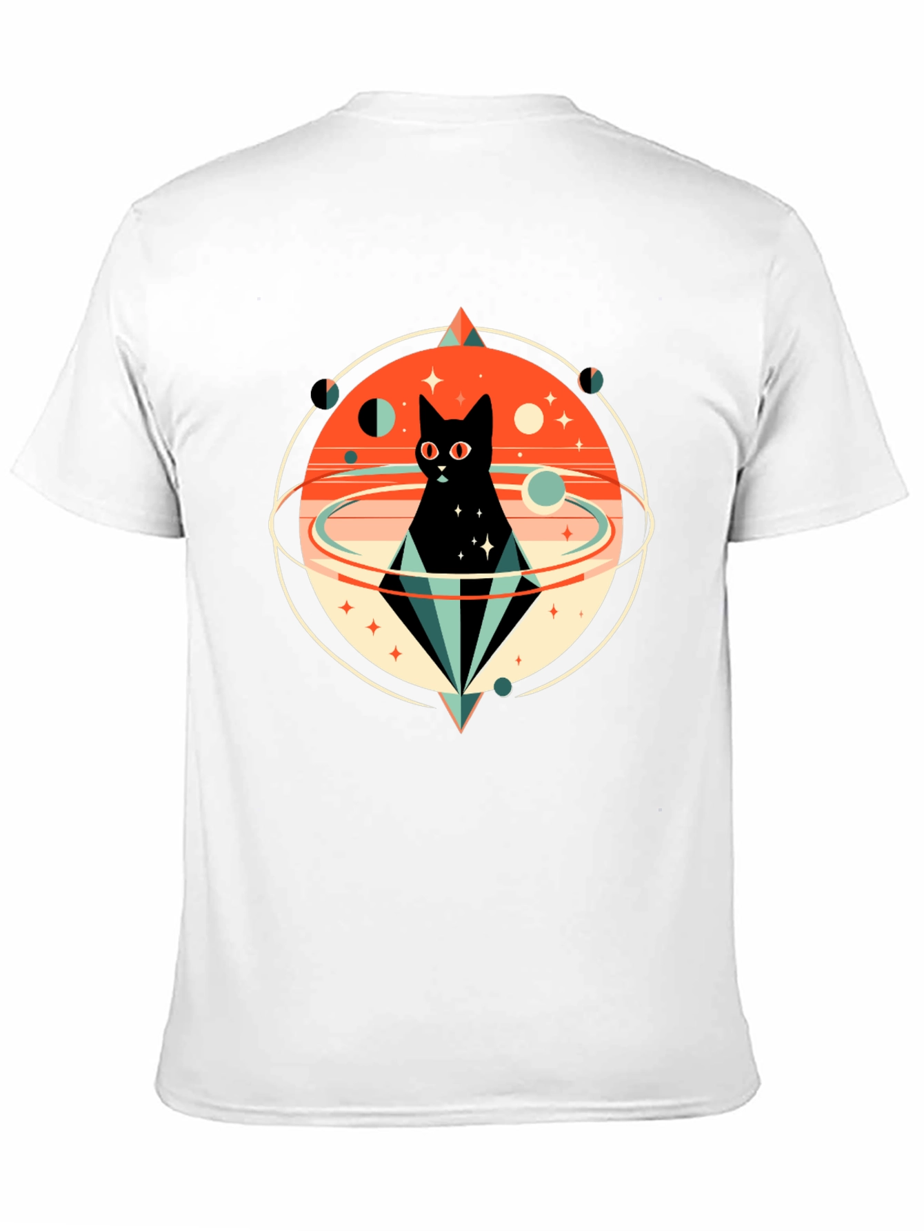 Cosmic Cat T-Shirt - Galaxy Graphic Tee