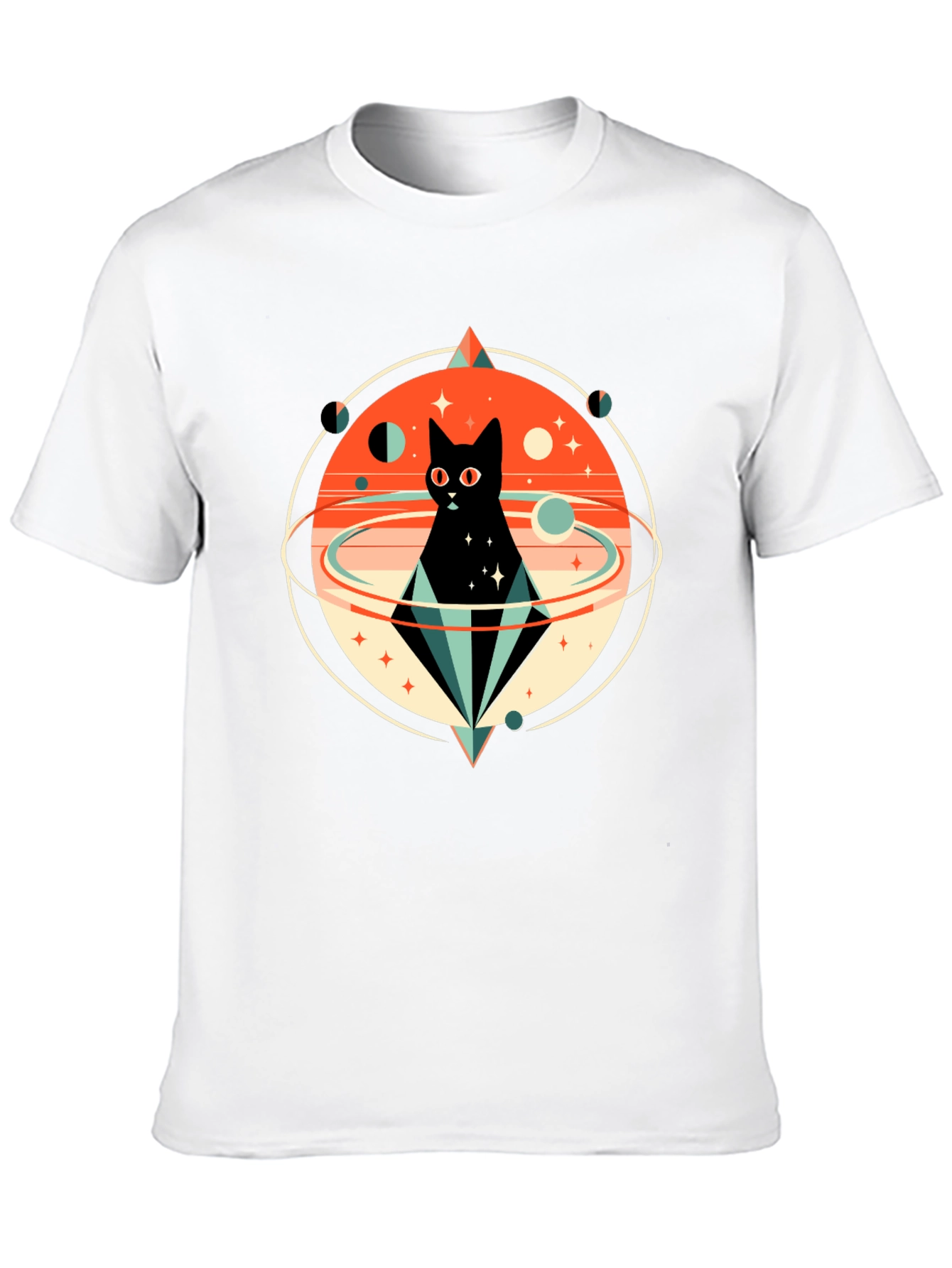 Cosmic Cat T-Shirt - Galaxy Graphic Tee
