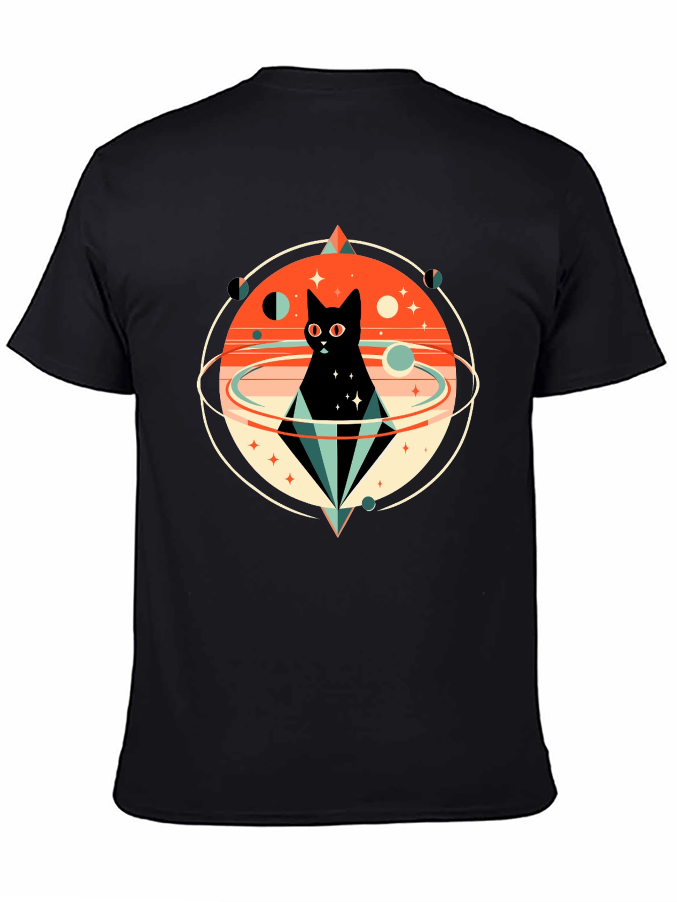 Cosmic Cat T-Shirt - Galaxy Graphic Tee