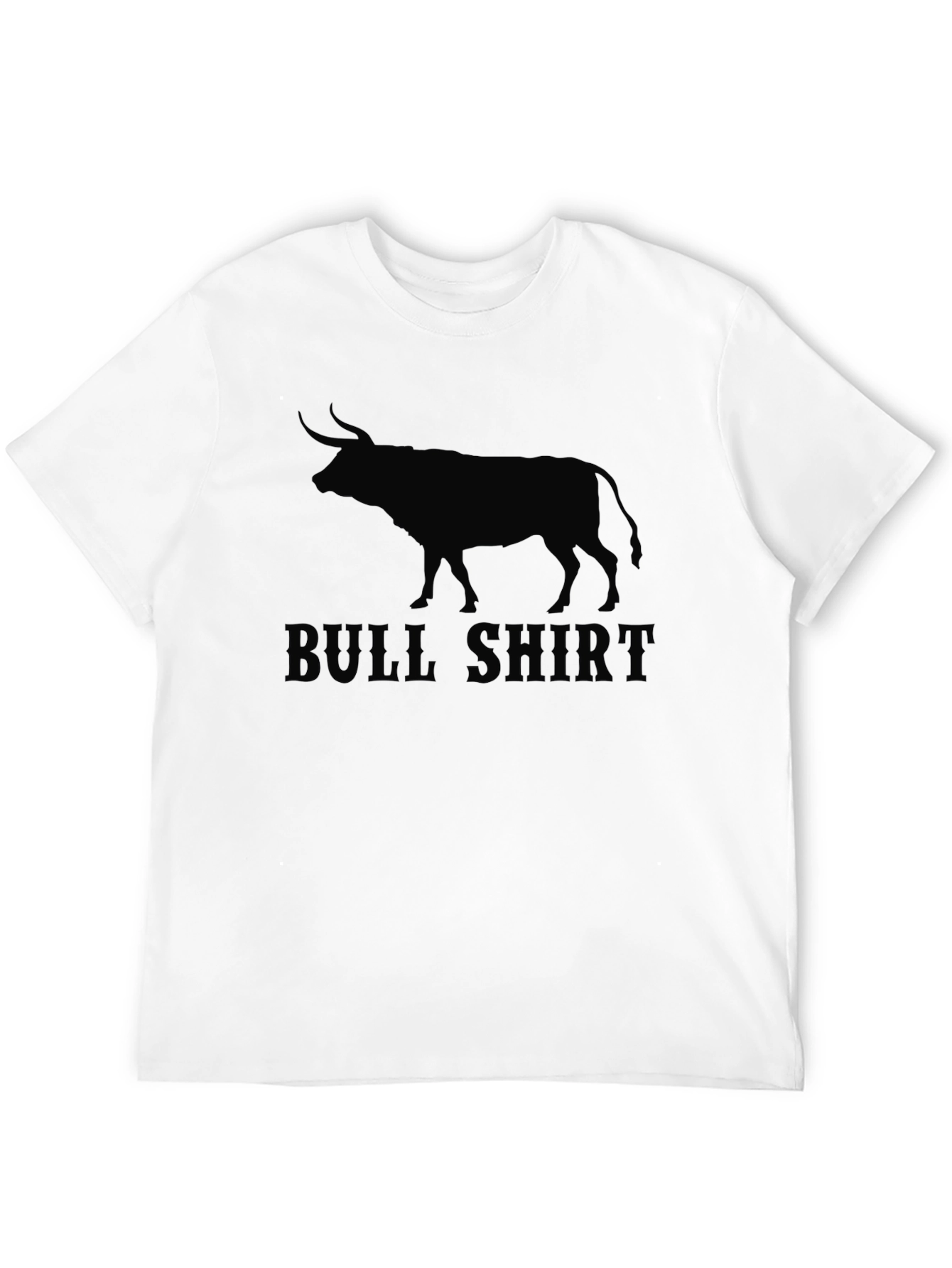 Bull Shirt Graphic Tee - Mens Black T-Shirt