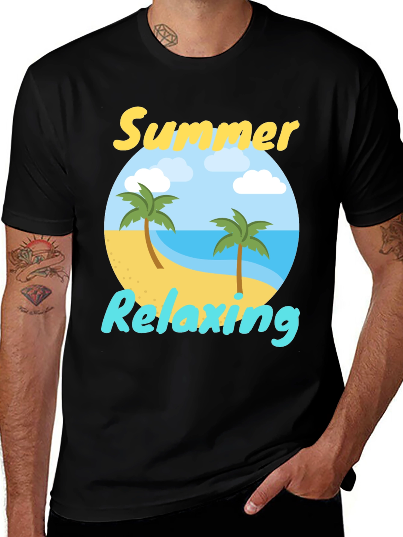 Summer Relaxing Graphic T-Shirt