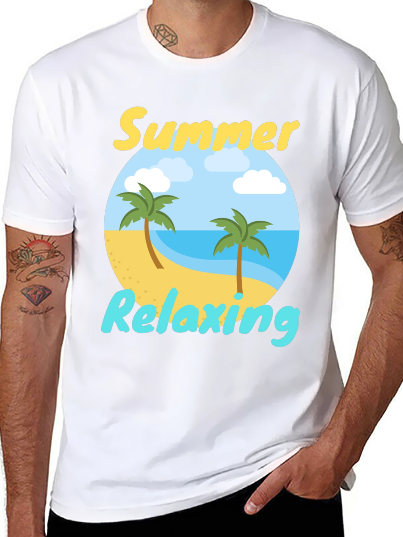 Summer Relaxing Graphic T-Shirt