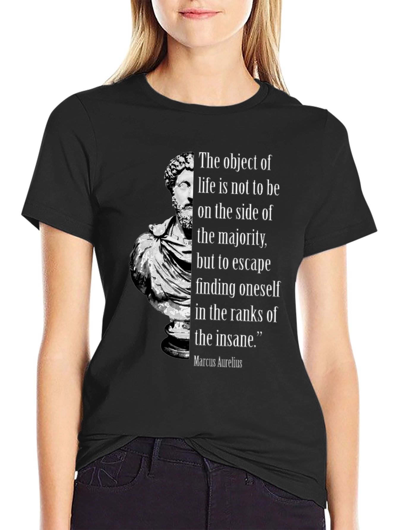 Marcus Aurelius Philosophy T-Shirt - Stoic Quote