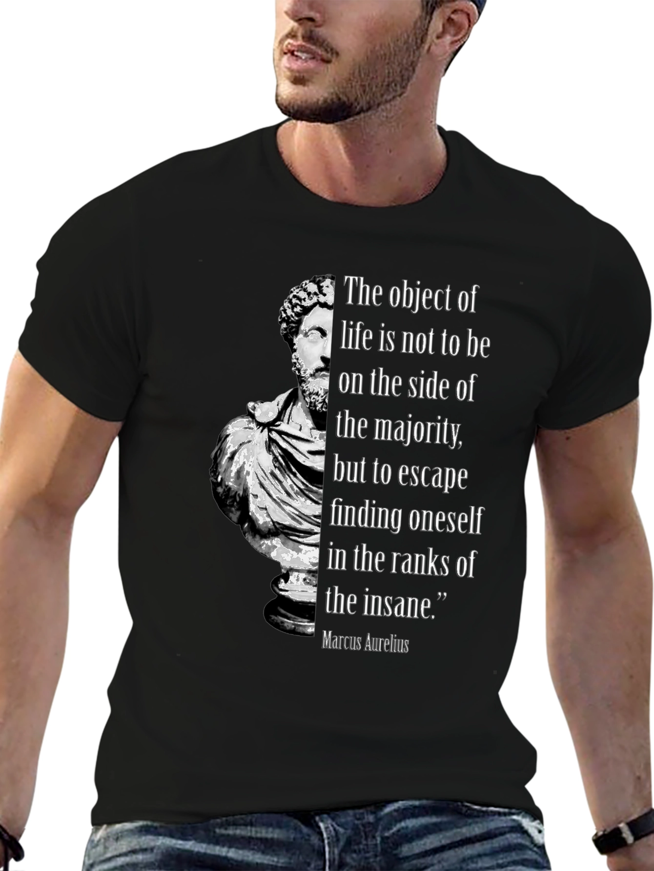 Marcus Aurelius Philosophy T-Shirt - Stoic Quote