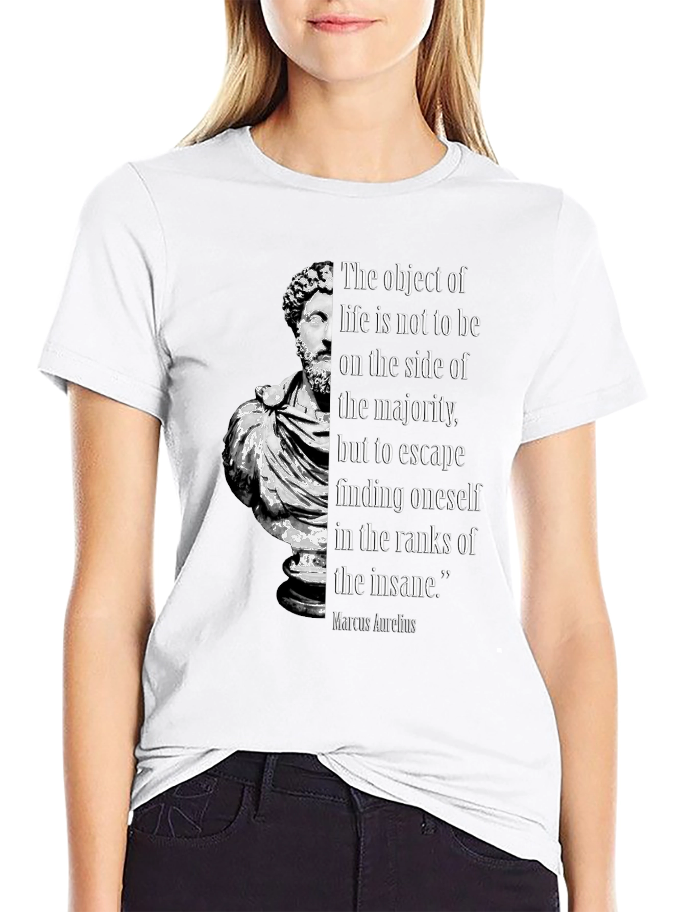 Marcus Aurelius Philosophy T-Shirt - Stoic Quote