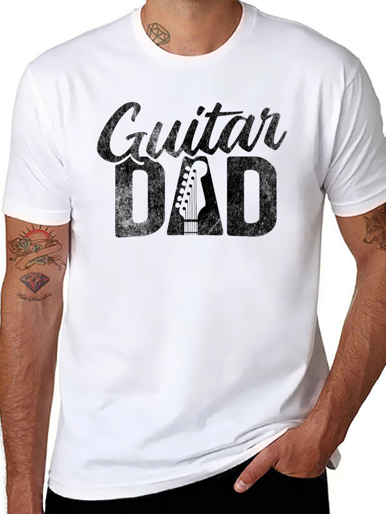 Guitar Dad T-Shirt - Musician Fathers Day Tee