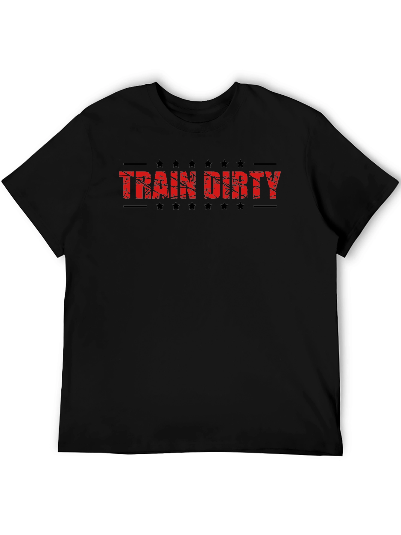 Train Dirty Black Graphic Tee