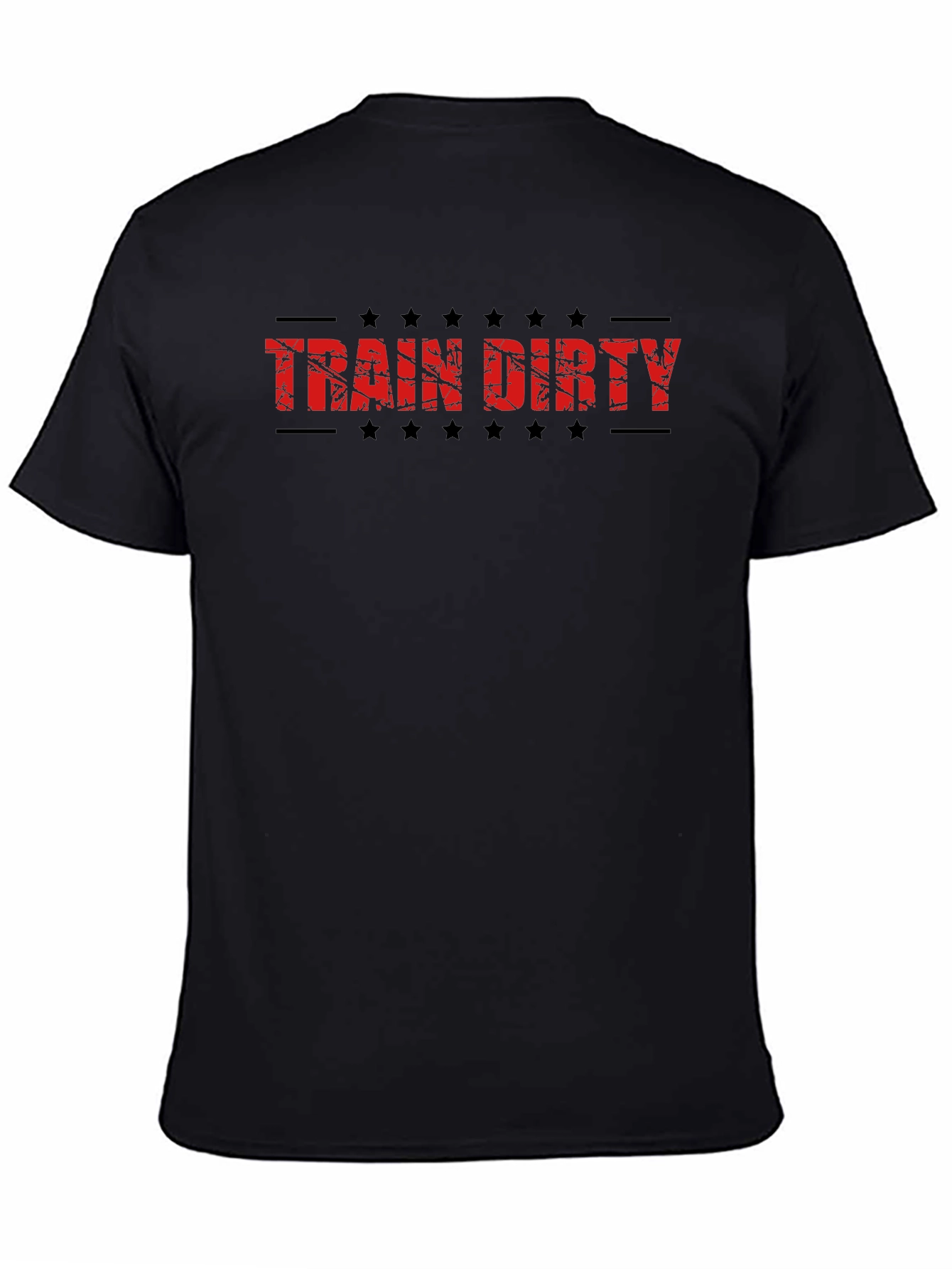 Train Dirty Black Graphic Tee