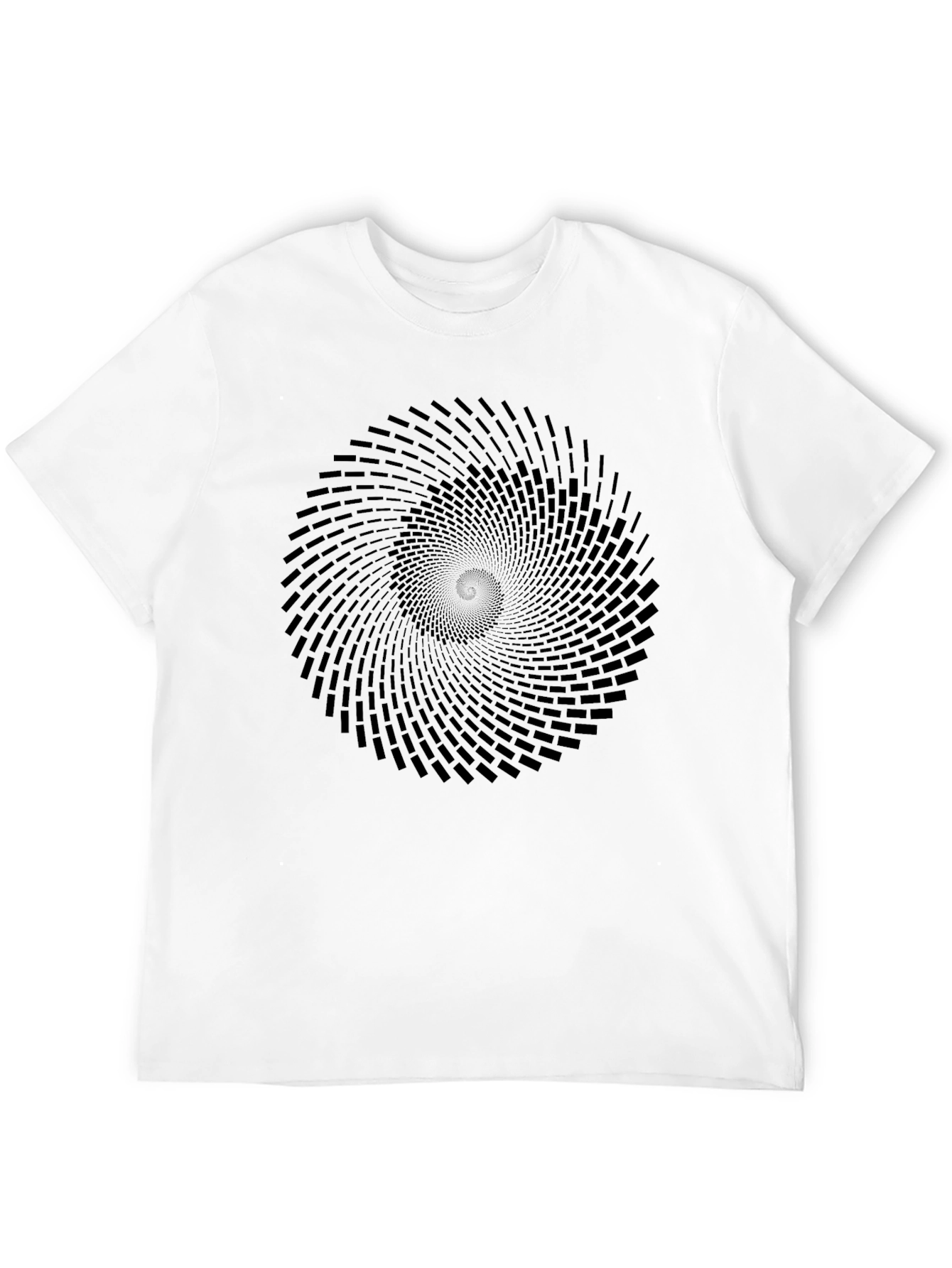 Hypnotic Vortex Black T-Shirt