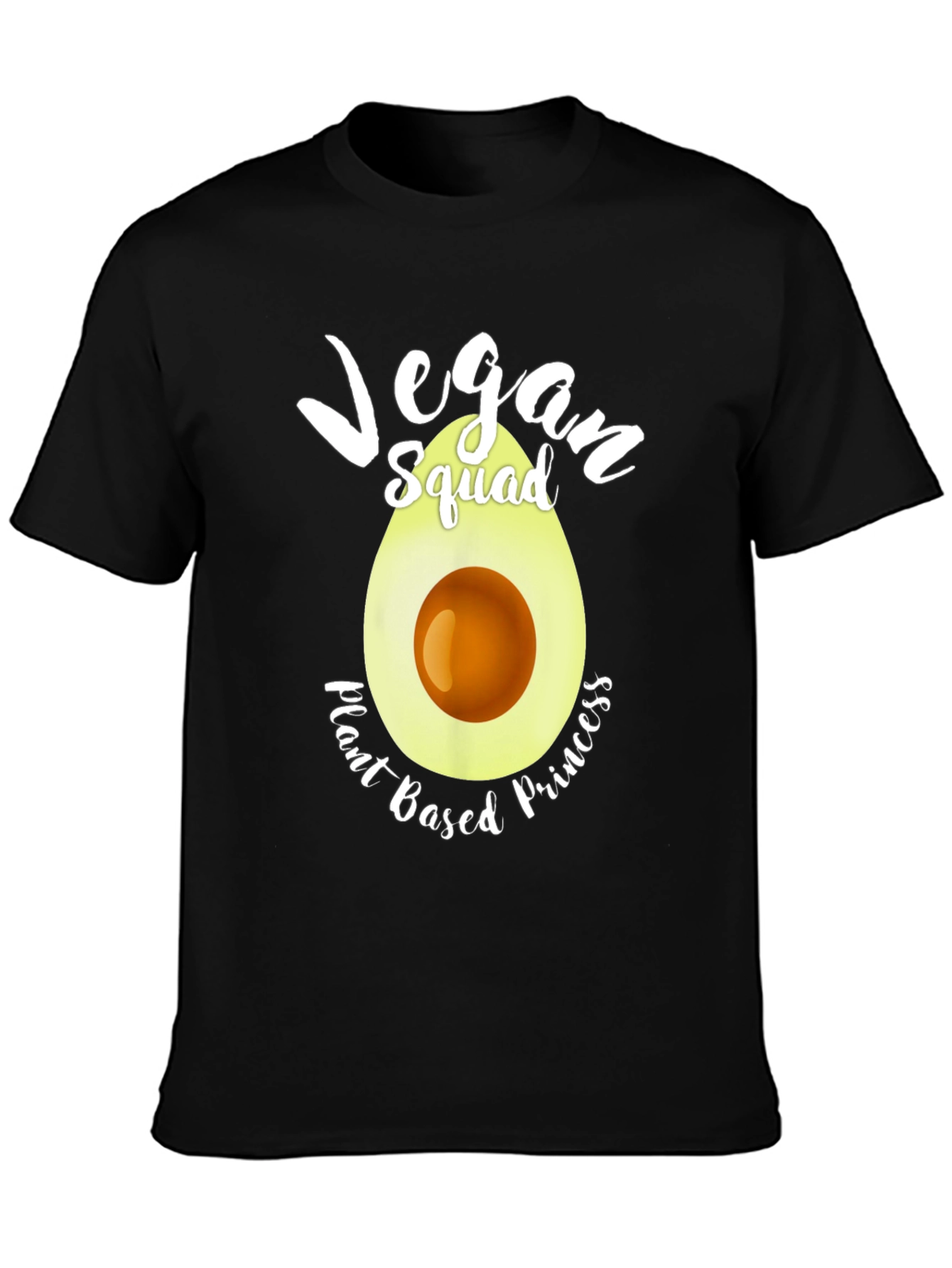 Vegan Squad Avocado Graphic T-Shirt