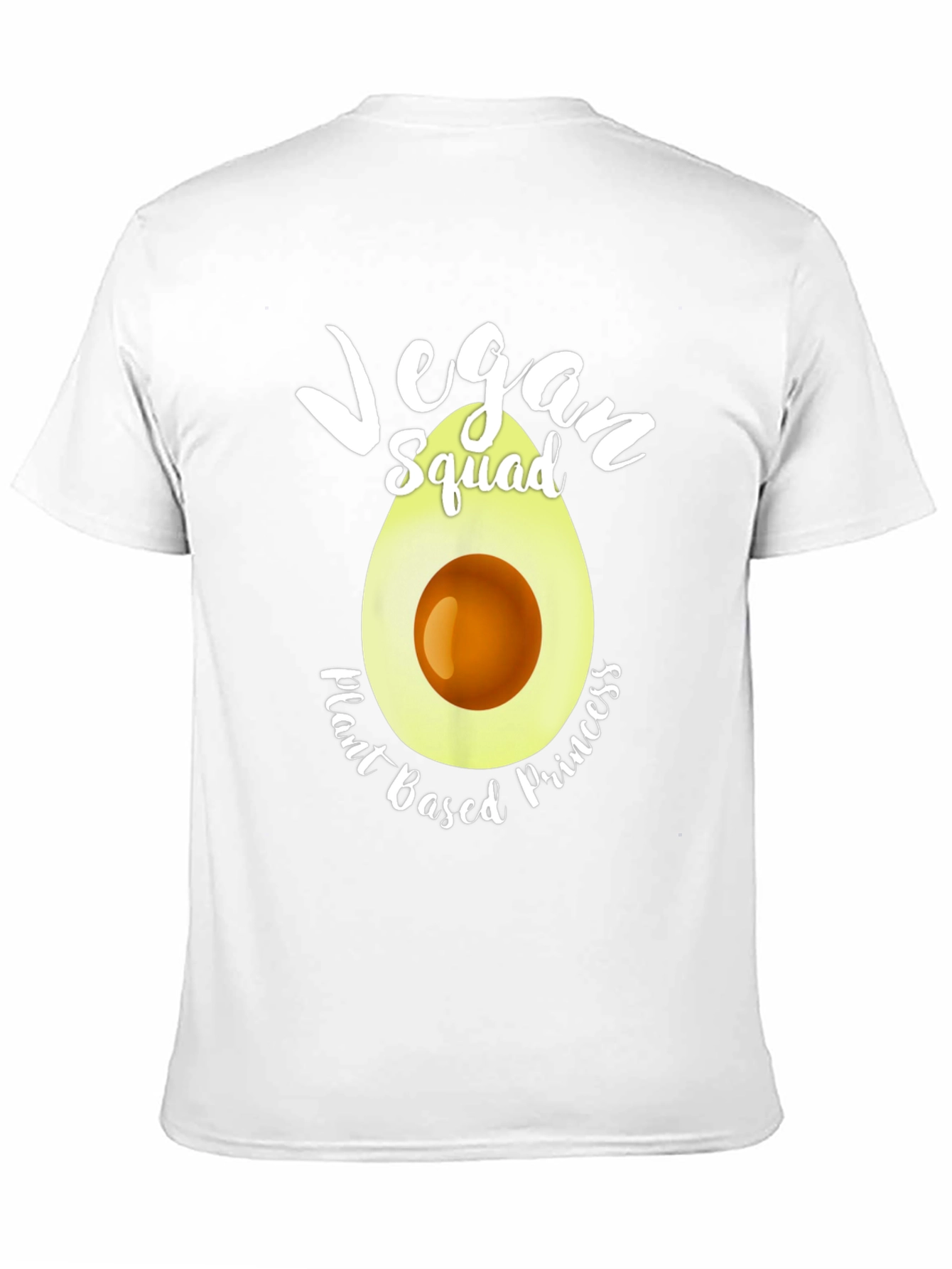 Vegan Squad Avocado Graphic T-Shirt