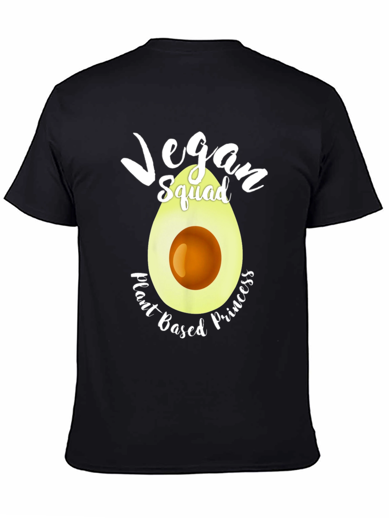 Vegan Squad Avocado Graphic T-Shirt