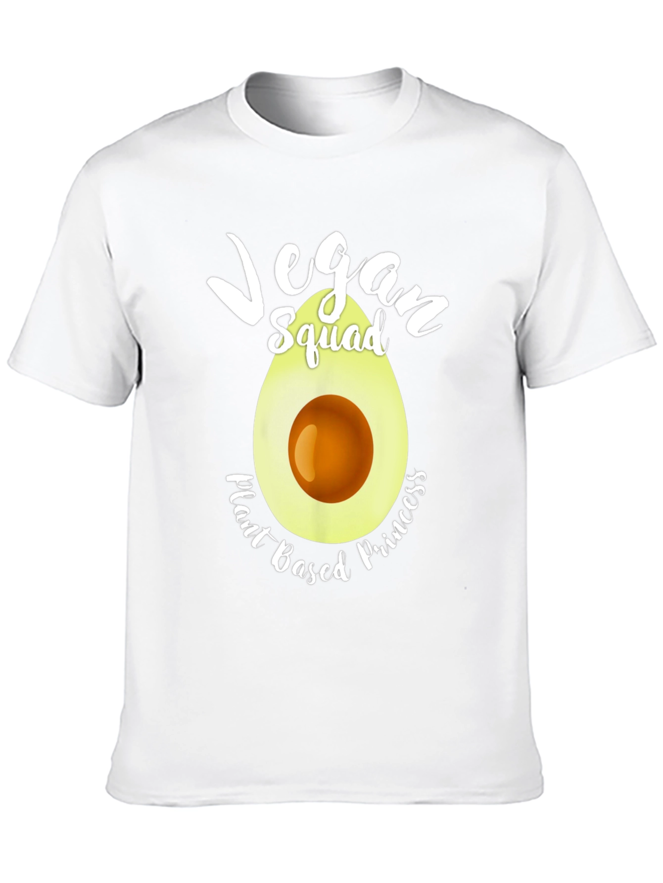 Vegan Squad Avocado Graphic T-Shirt