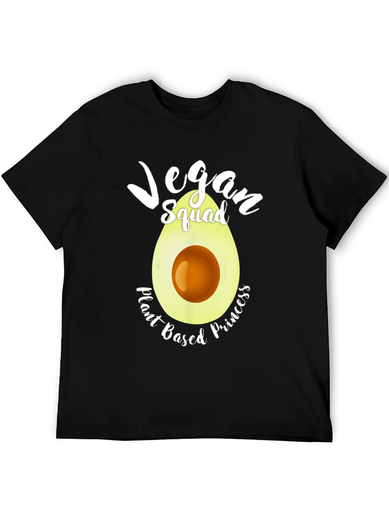 Vegan Squad Avocado Graphic T-Shirt