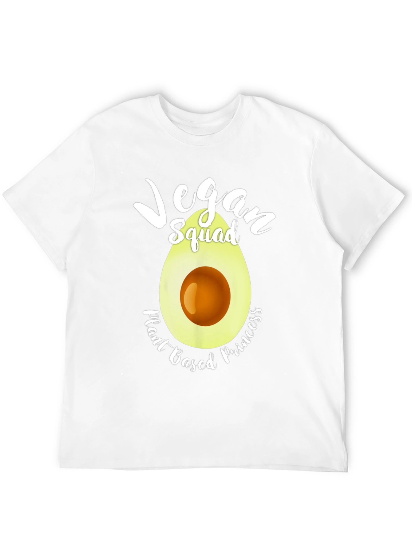 Vegan Squad Avocado Graphic T-Shirt