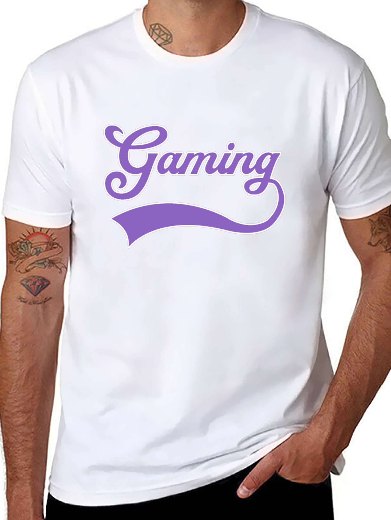 Gaming T-Shirt - Purple Gamer Tee