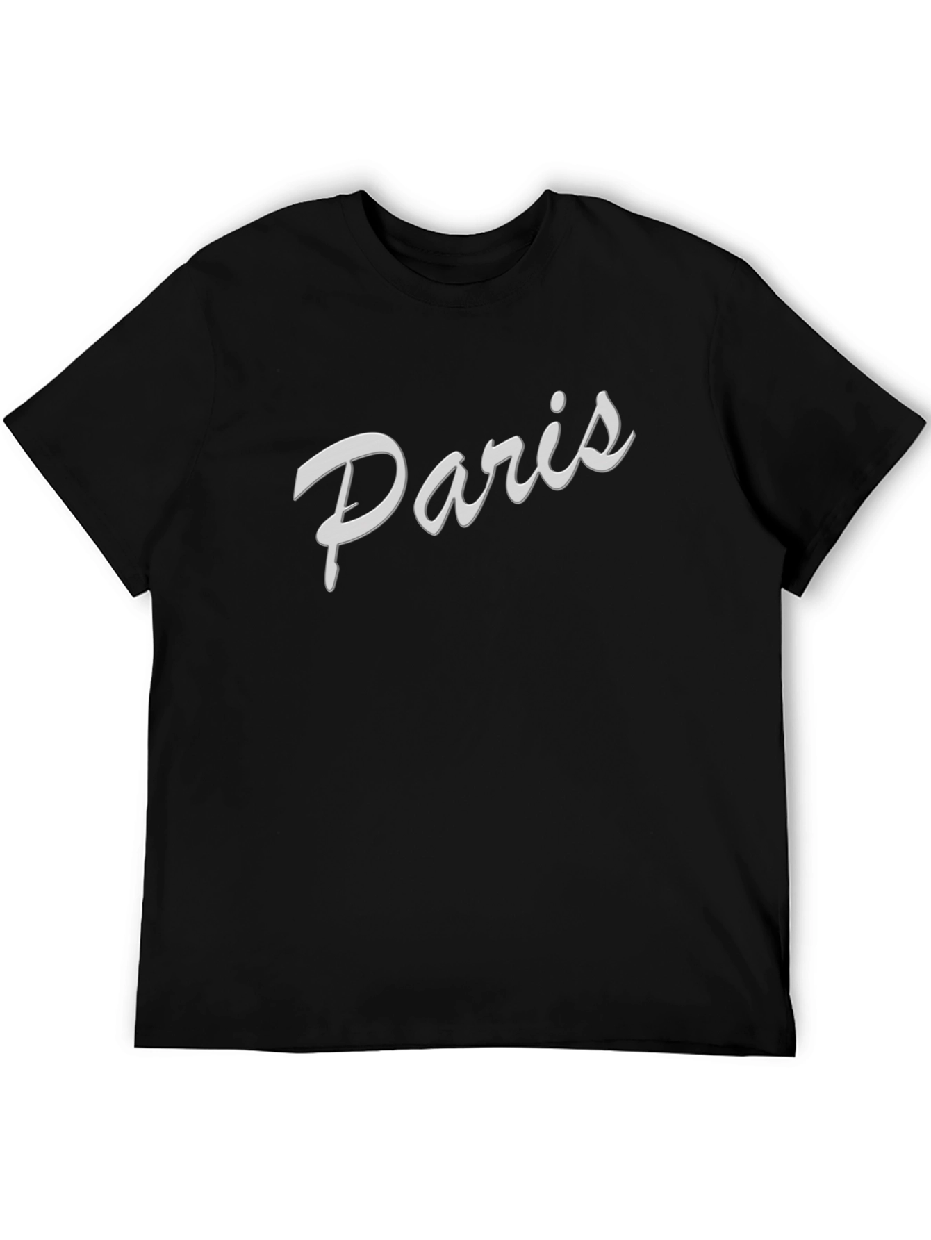 Paris Graphic Tee - Stylish Black T-Shirt
