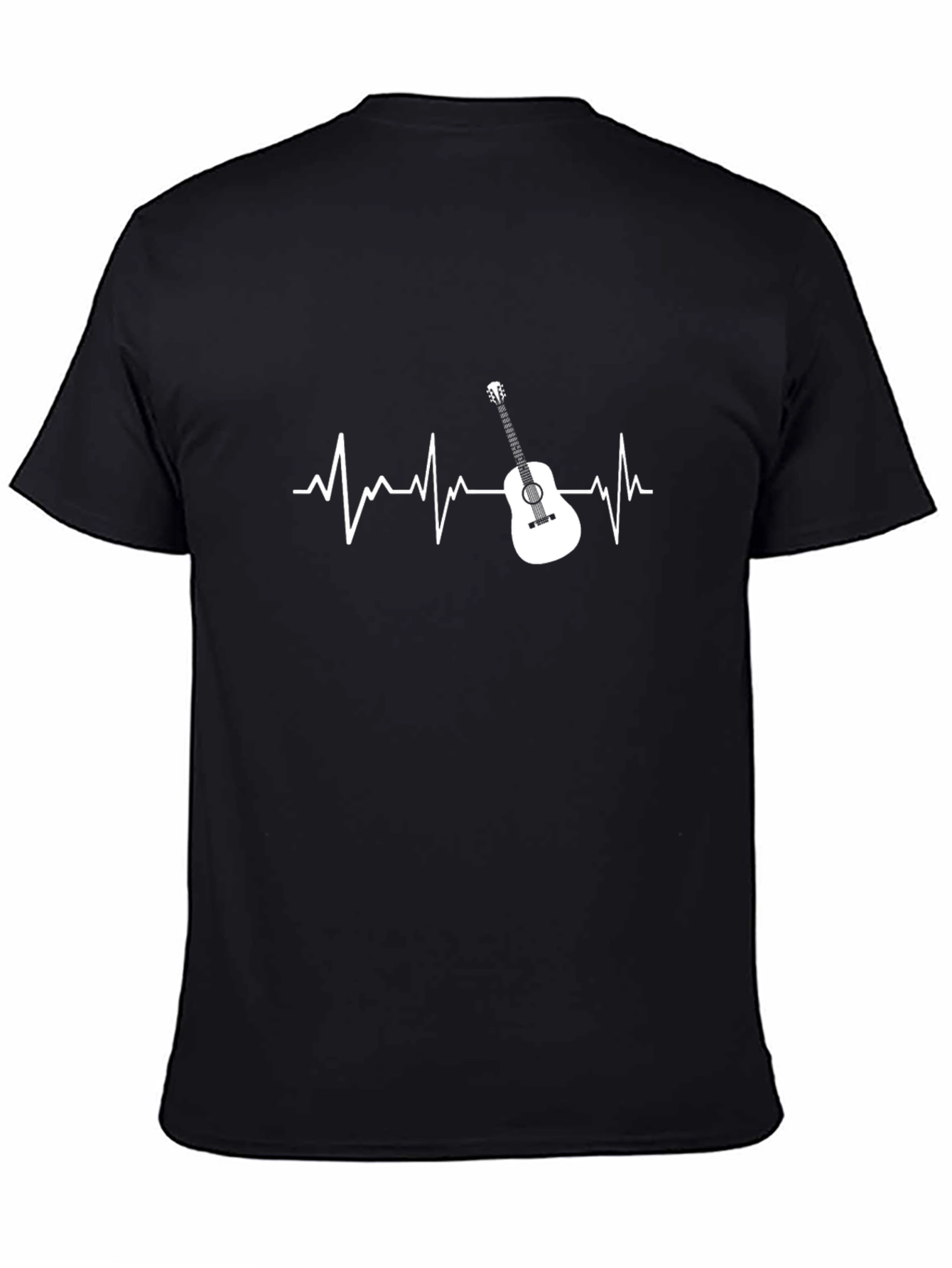 Guitar Heartbeat T-Shirt - Music Lover Tee