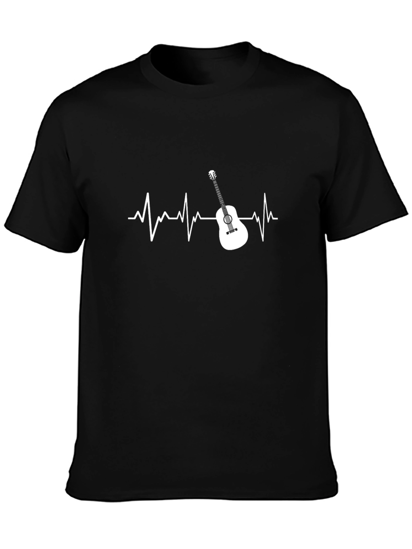 Guitar Heartbeat T-Shirt - Music Lover Tee